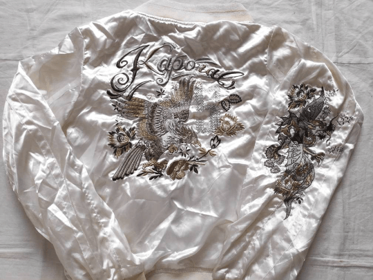 Vintage VINTAGE SUKAJAN DRAGON BIRD EAGLE EMBROIDERY JAPAN CULTURAL Size US S / EU 44-46 / 1 - 1 Thumbnail