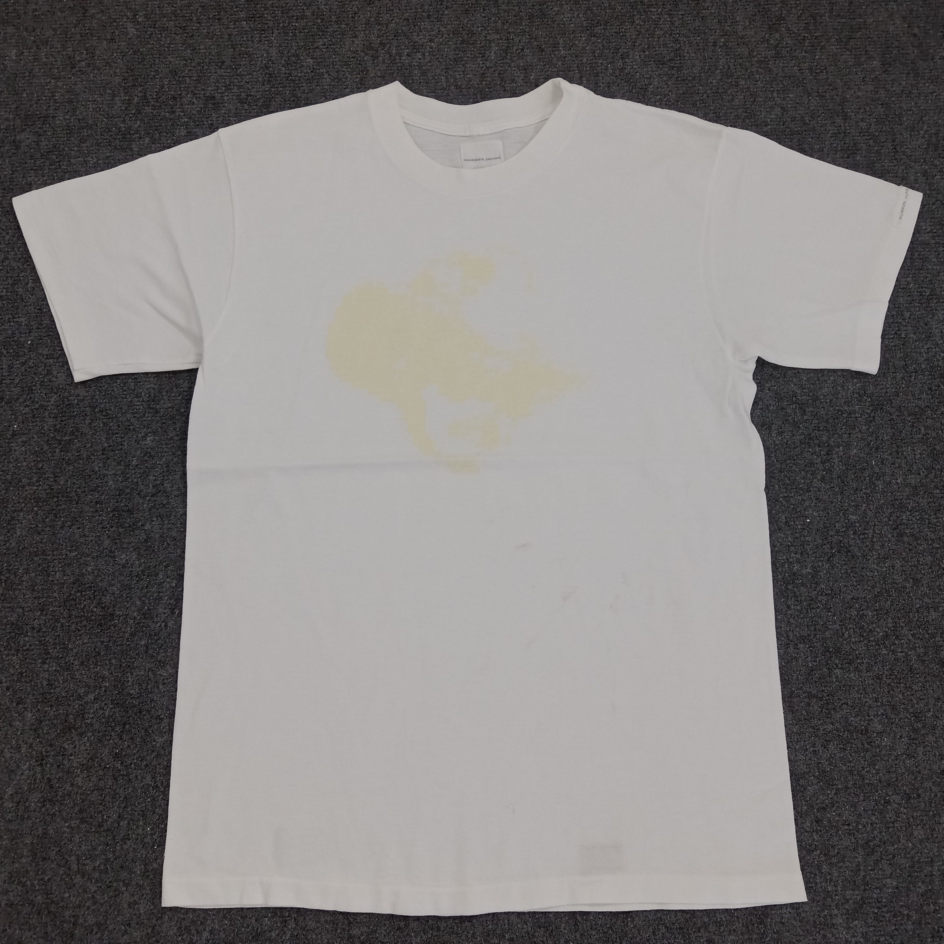 Japanese Brand × Number (N)ine × Vintage NUMBER (N)INE Japanese Brand White T-Shirt Made USA Size US M / EU 48-50 / 2 - 1 Thumbnail