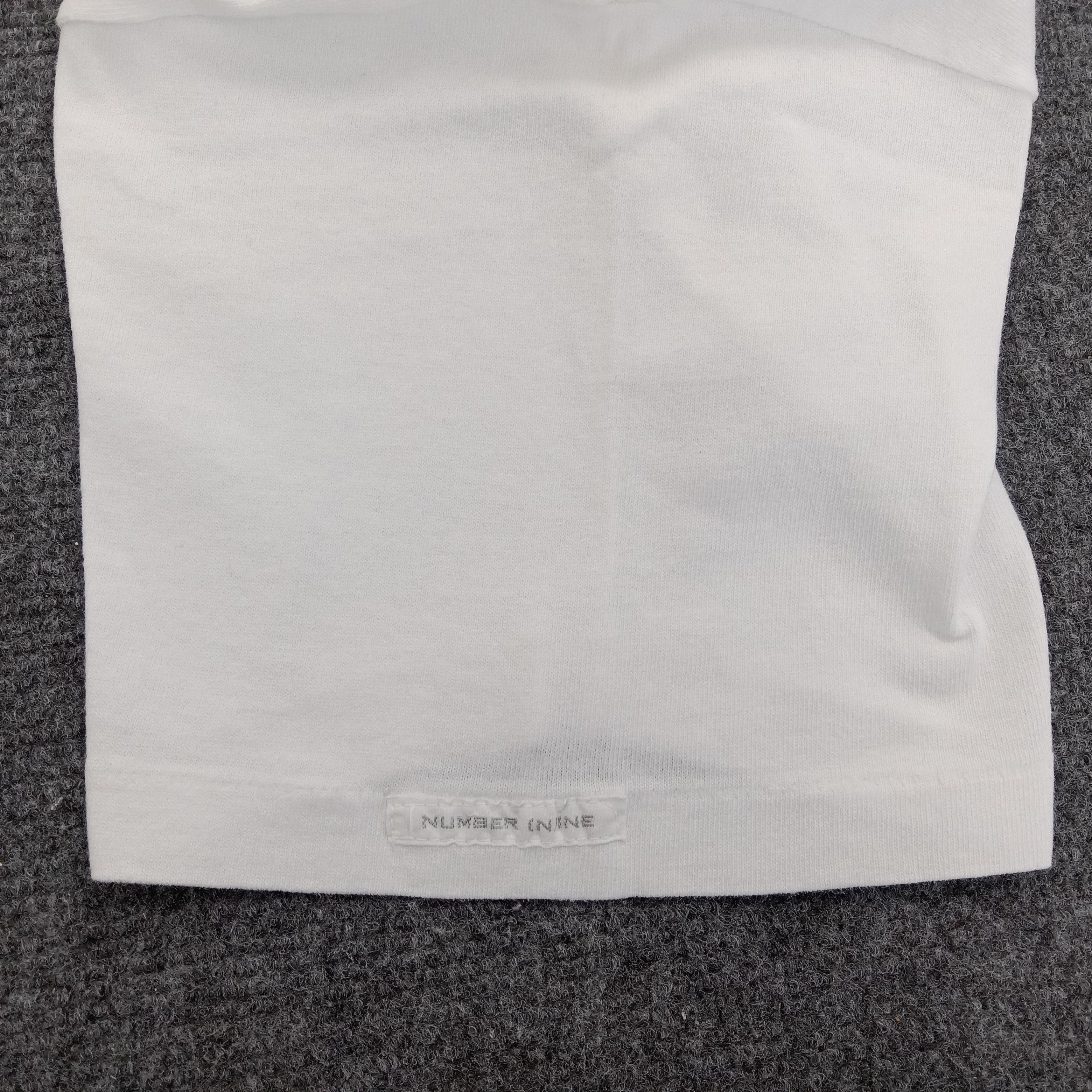 Japanese Brand × Number (N)ine × Vintage NUMBER (N)INE Japanese Brand White T-Shirt Made USA Size US M / EU 48-50 / 2 - 5 Thumbnail
