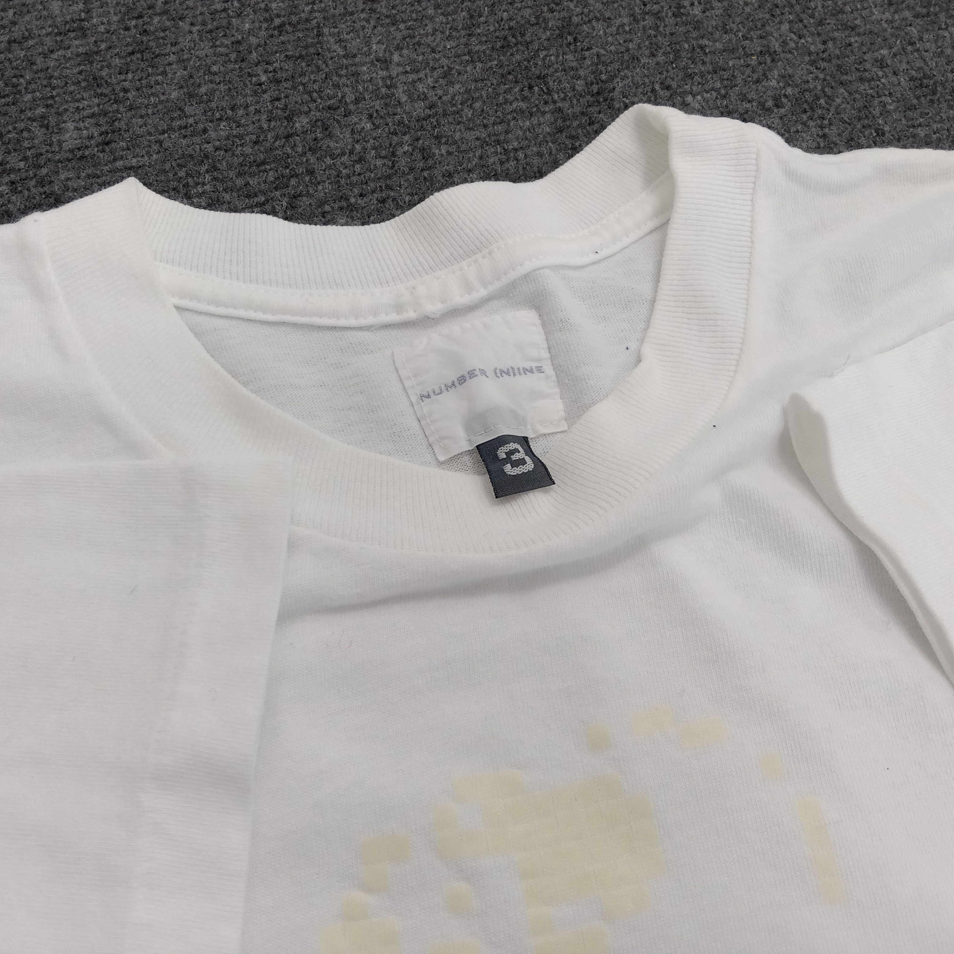 Japanese Brand × Number (N)ine × Vintage NUMBER (N)INE Japanese Brand White T-Shirt Made USA Size US M / EU 48-50 / 2 - 4 Thumbnail