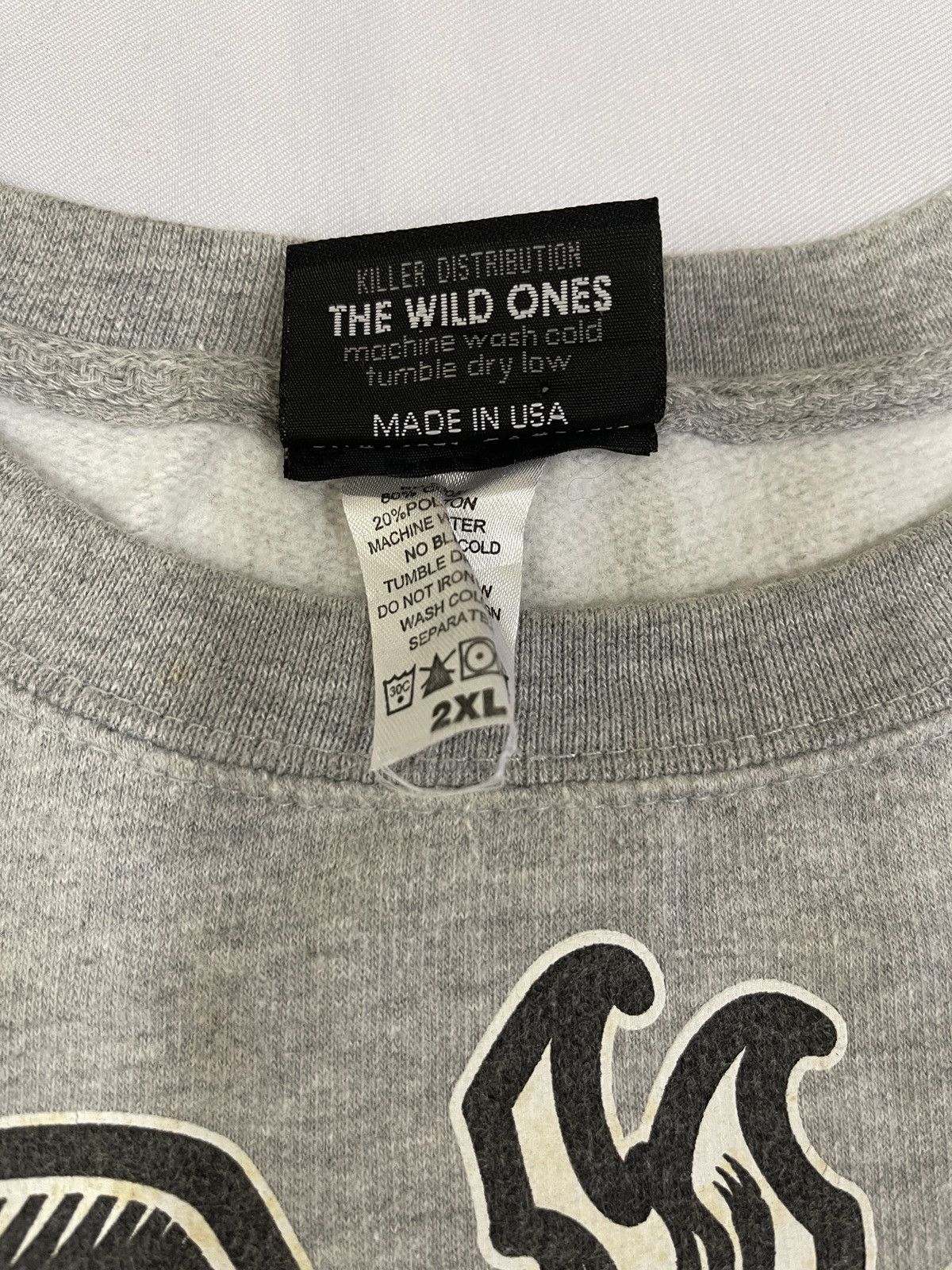 Rap Tees × Vintage Vintage "The Wild Ones" Sweatshirt Oversize Size US XXL / EU 58 / 5 - 10 Thumbnail