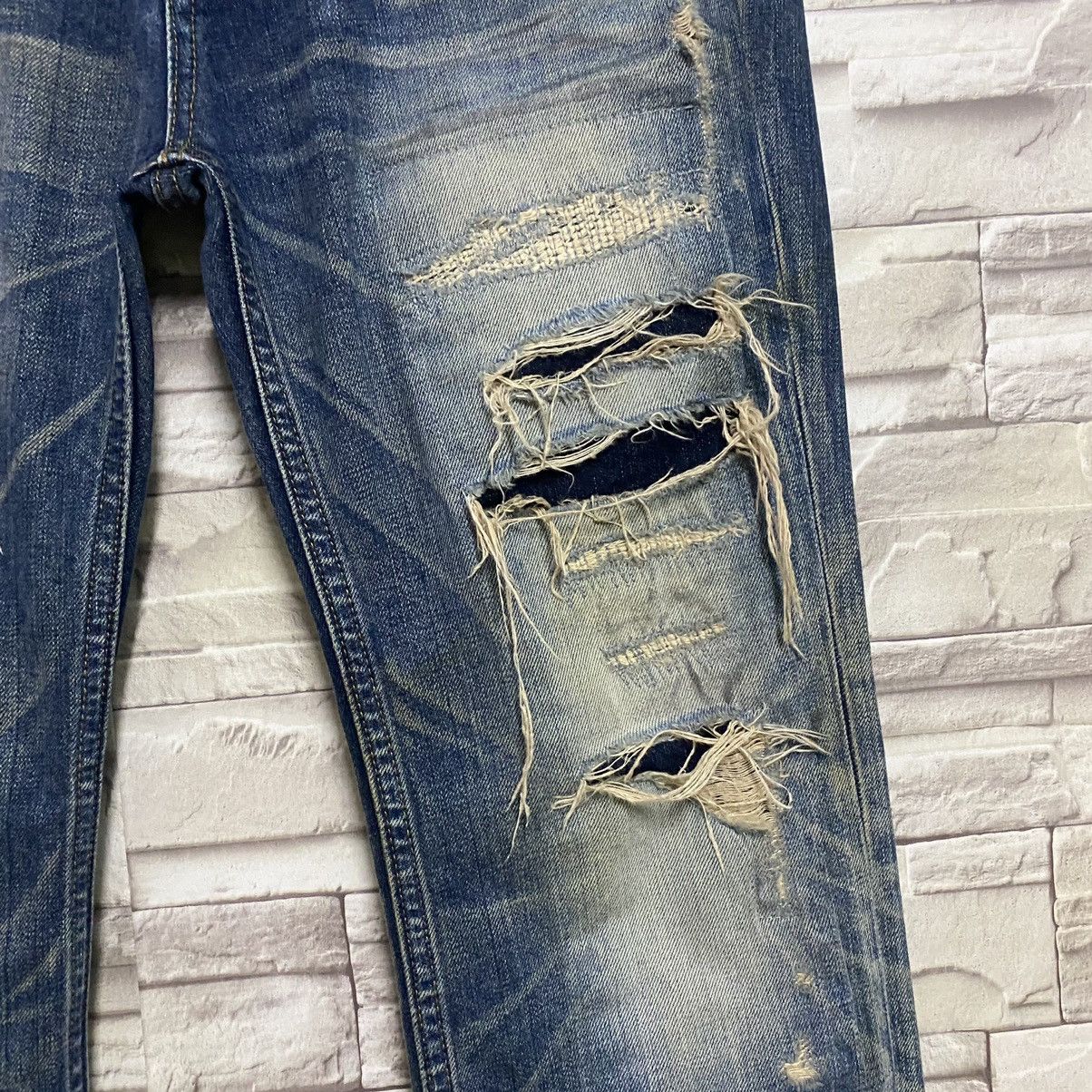 JACKROSE JACKROSE Archive Grunge Distressed Jeans Size US 33 - 7 Thumbnail