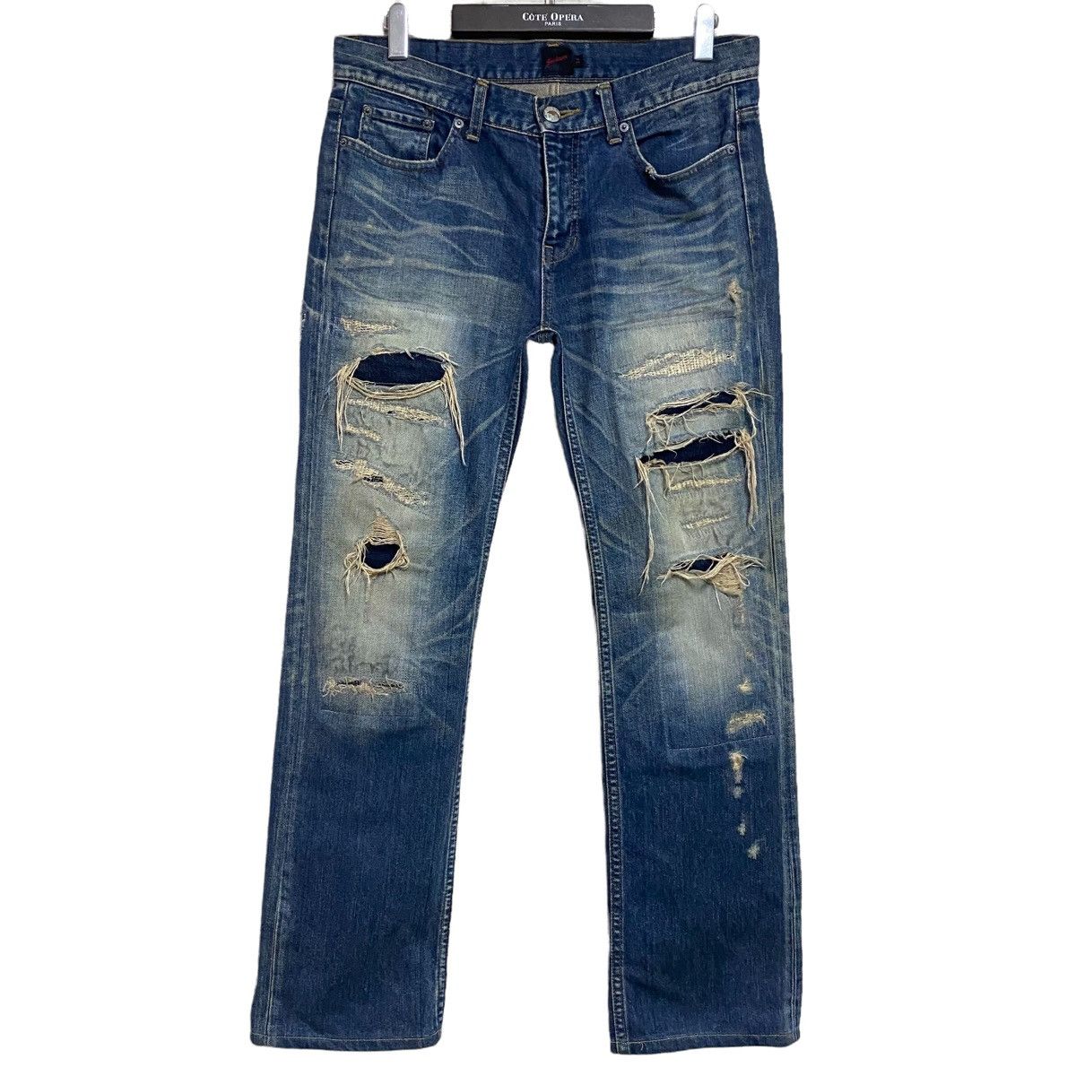 JACKROSE JACKROSE Archive Grunge Distressed Jeans Size US 33 - 1 Thumbnail