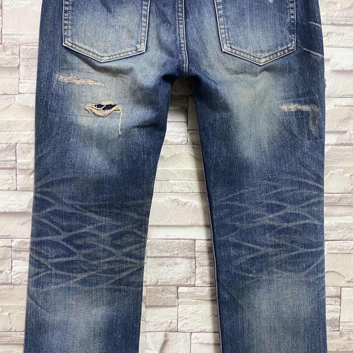 JACKROSE JACKROSE Archive Grunge Distressed Jeans Size US 33 - 12 Thumbnail