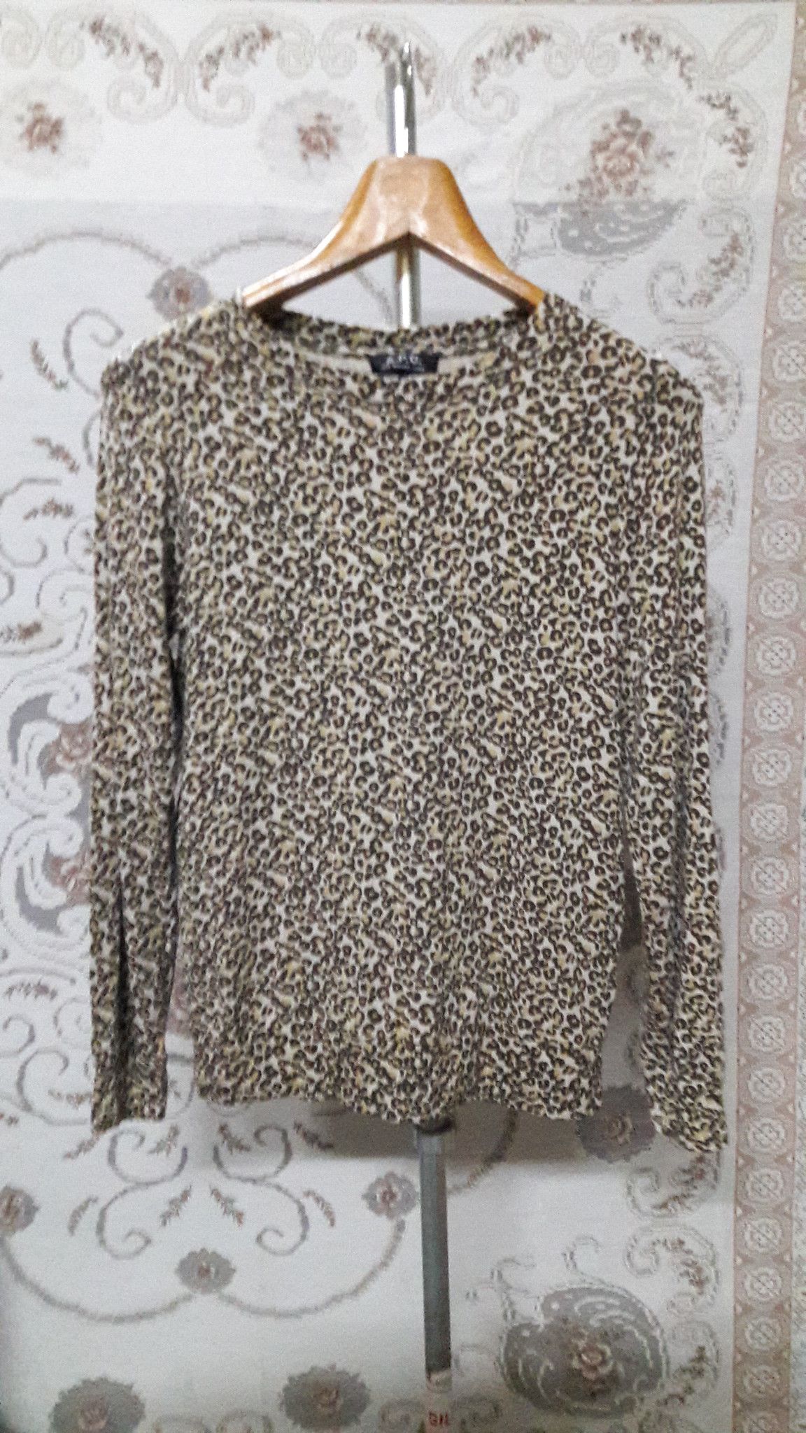 A.P.C. × Vintage Vintage APC Longsleeve Leopard animal Punk Fashion Size XS / US 0-2 / IT 36-38 - 1 Thumbnail