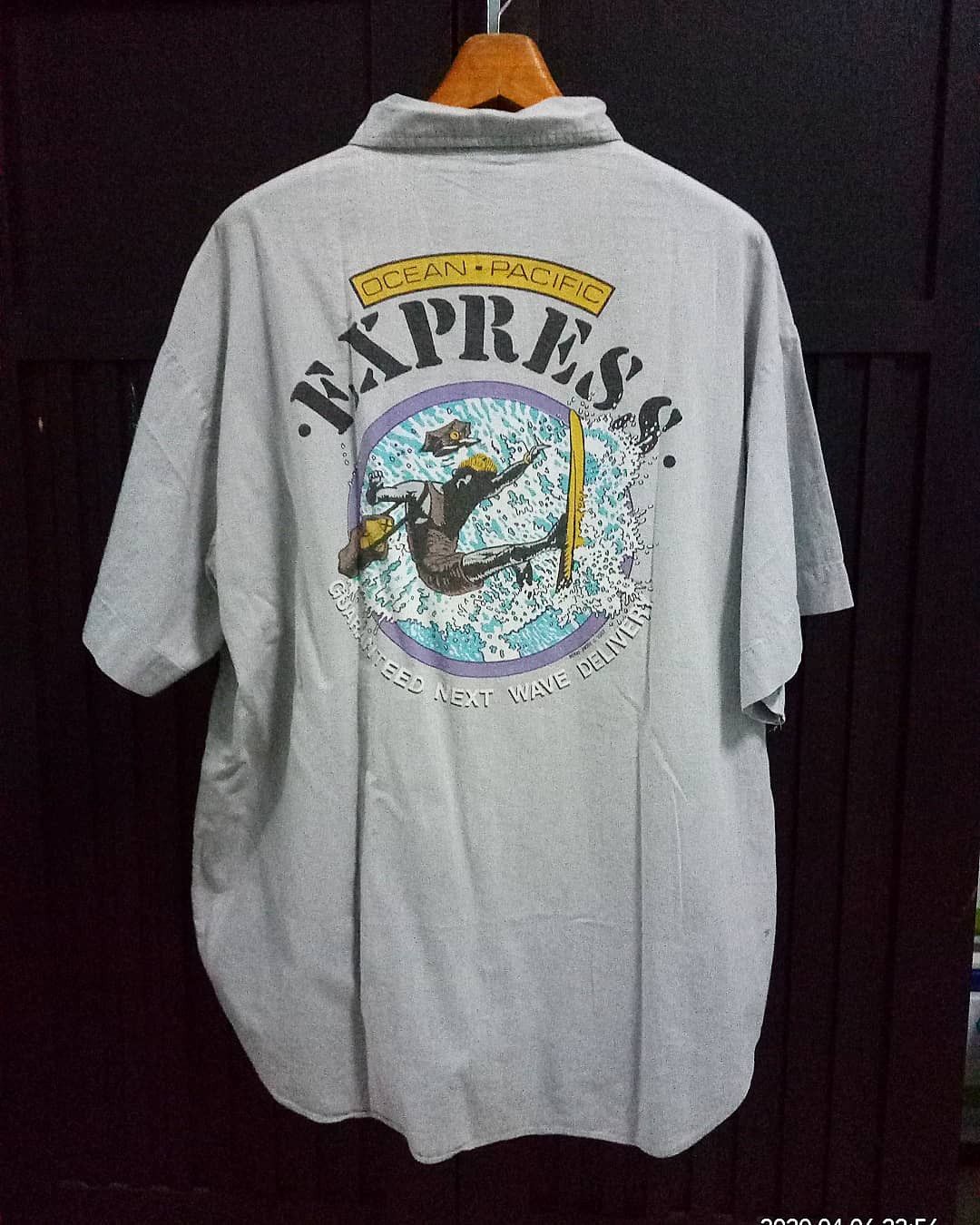 Ocean Pacific 80s Ocean Pacific 1987 Surfing Shirts single pocket Size US L / EU 52-54 / 3 - 2 Thumbnail