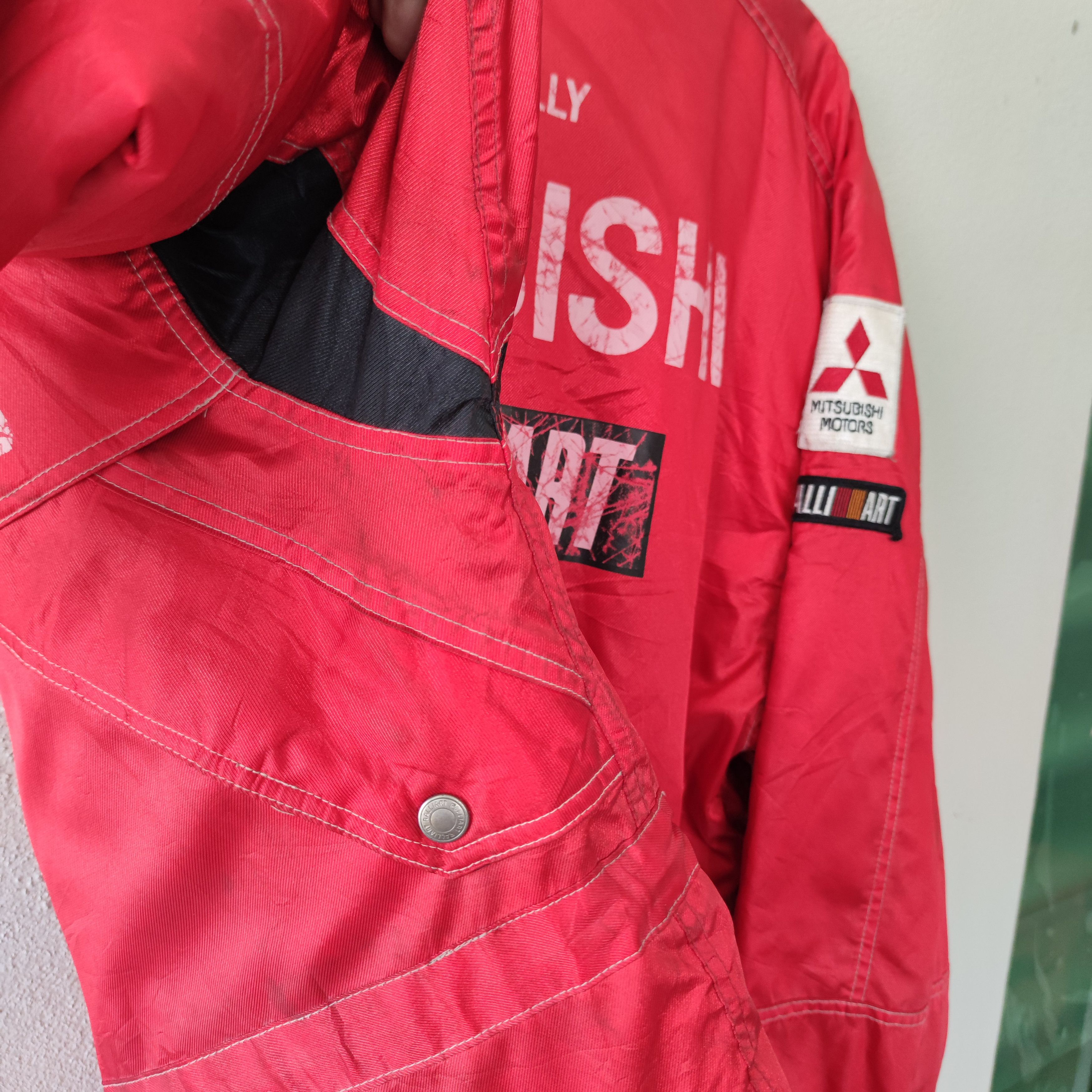 Japanese Brand × Vintage VINTAGE JDM JAPAN MITSUBISHI RALLIART TEAM CAR PLAZA Size US L / EU 52-54 / 3 - 4 Thumbnail