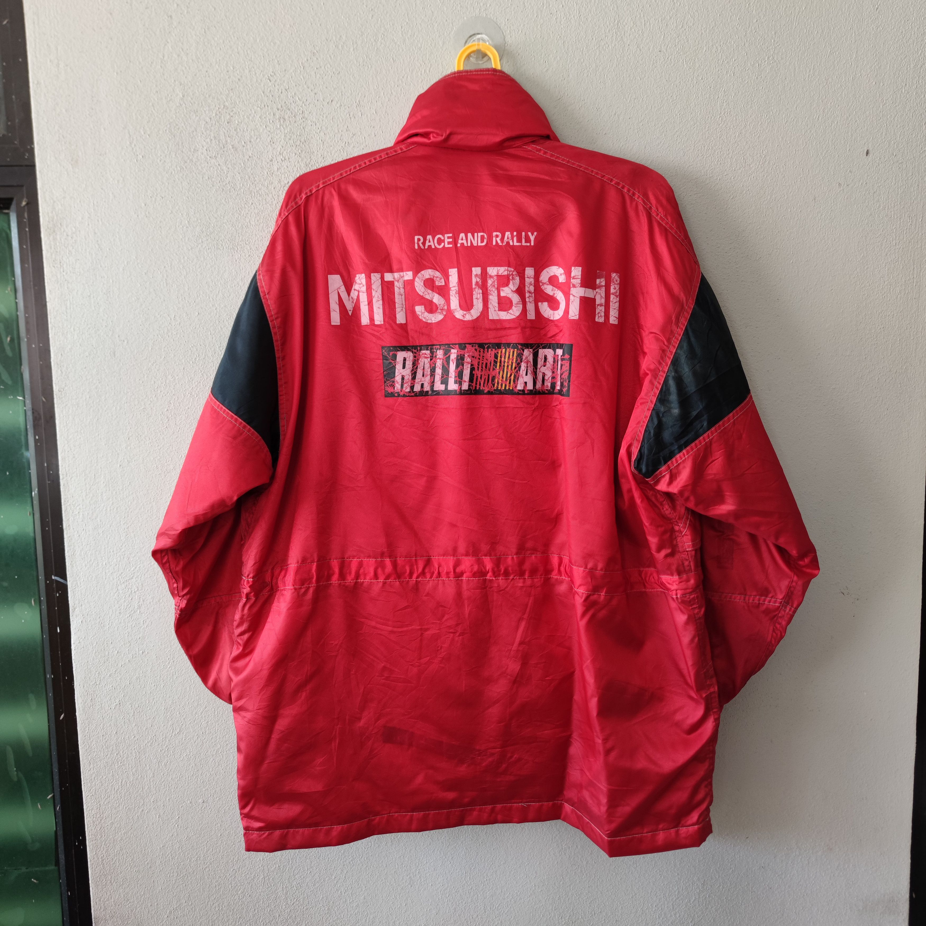 Japanese Brand × Vintage VINTAGE JDM JAPAN MITSUBISHI RALLIART TEAM CAR PLAZA Size US L / EU 52-54 / 3 - 7 Thumbnail
