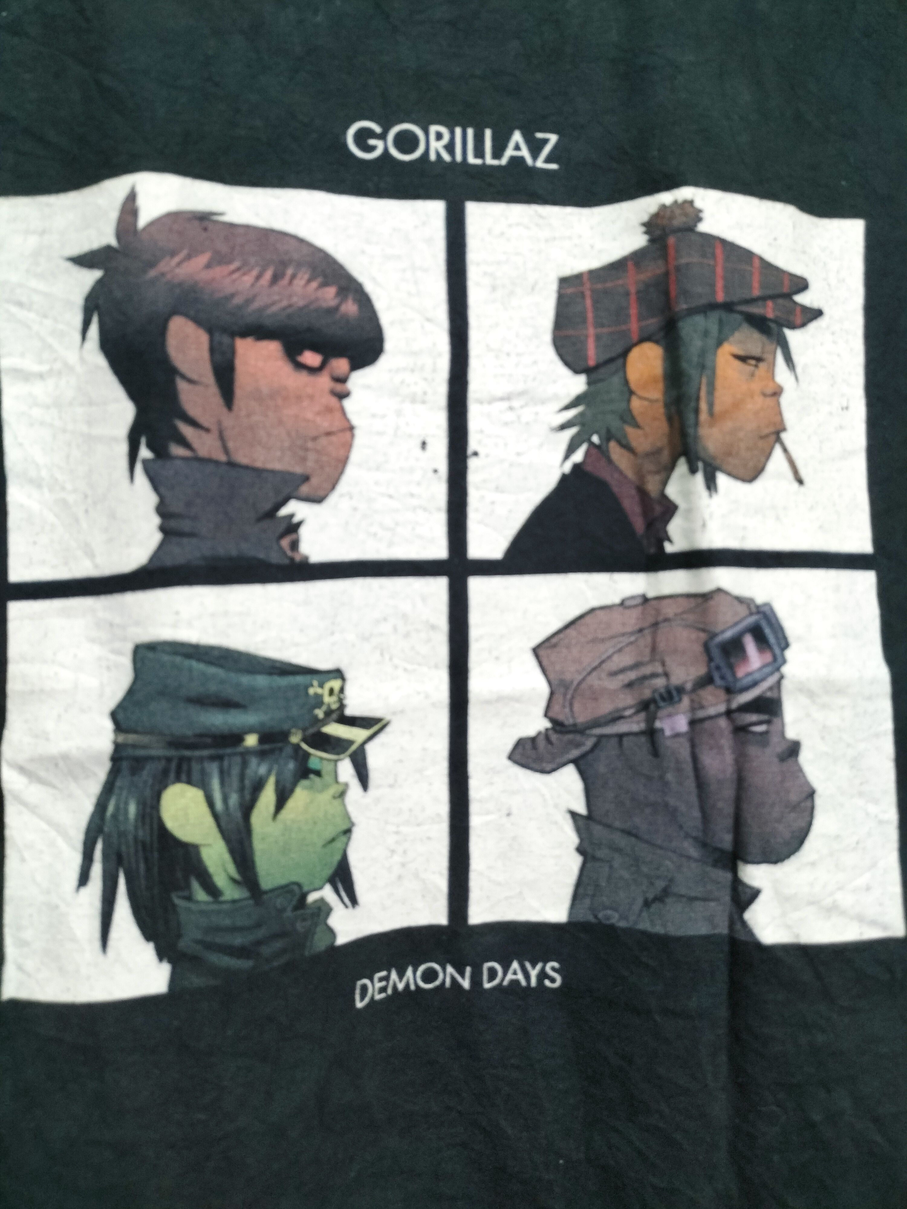 Band Tees Gorillaz Album Demon Days Bandtees fashion raptees Size US M / EU 48-50 / 2 - 2 Thumbnail