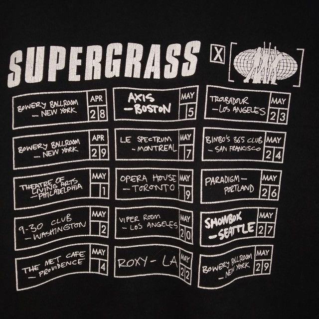 Band Tees Vintage 90s Supergrass Alternative Rock Britpop Band Promo Size US M / EU 48-50 / 2 - 4 Thumbnail