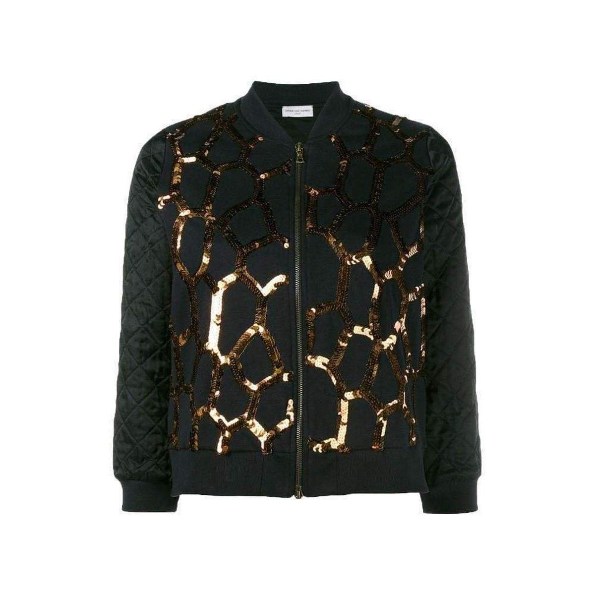 Sequin Zip-Up Jacket