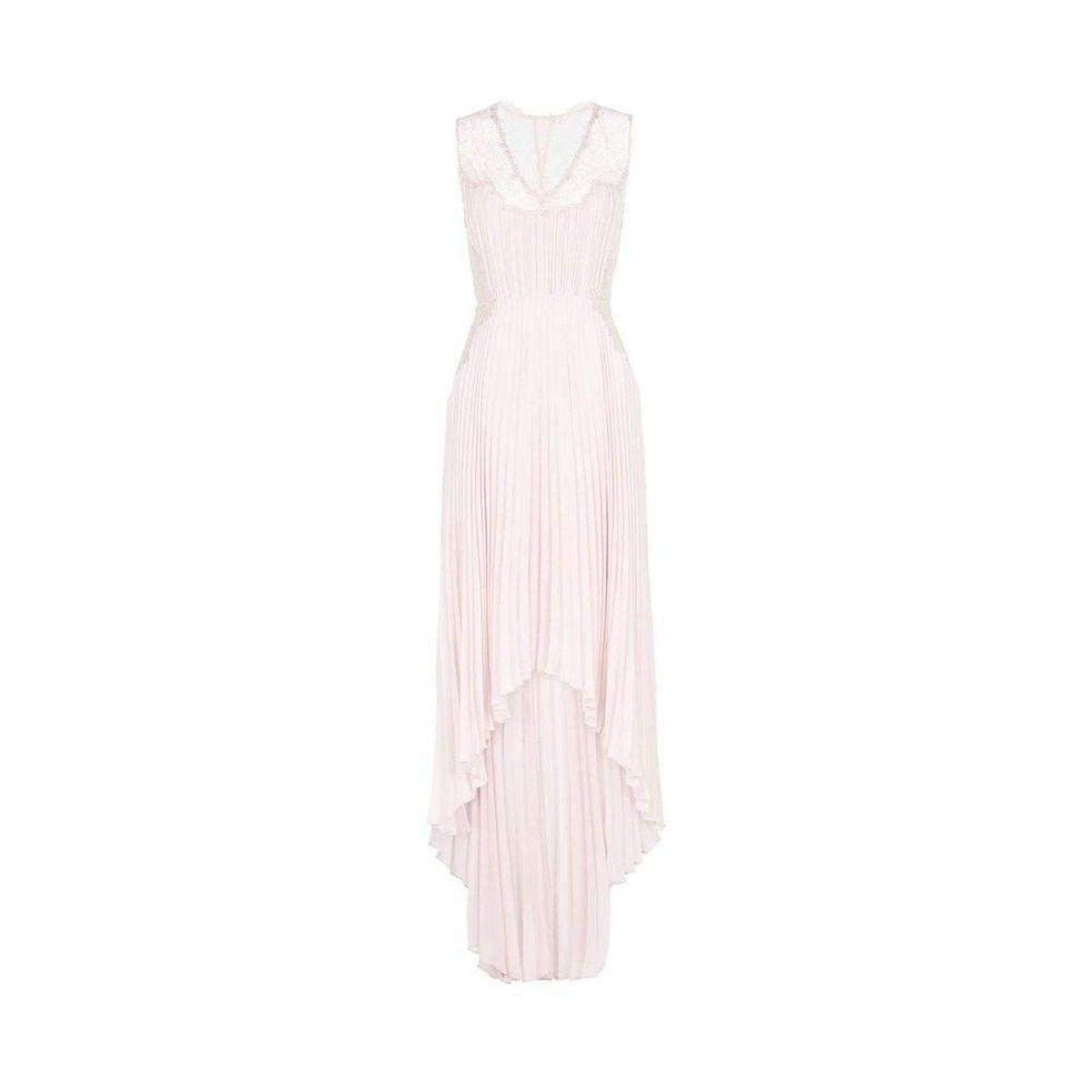 Angelea Pleated High Low Dress