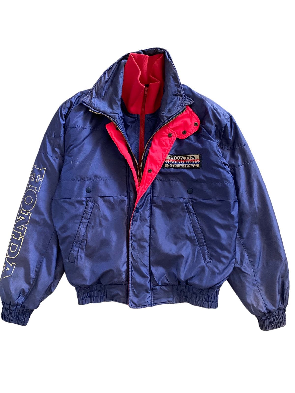 Honda × Vintage Vintage HONDA RACING TEAM international bomber Jacket Size US M / EU 48-50 / 2 - 7 Thumbnail