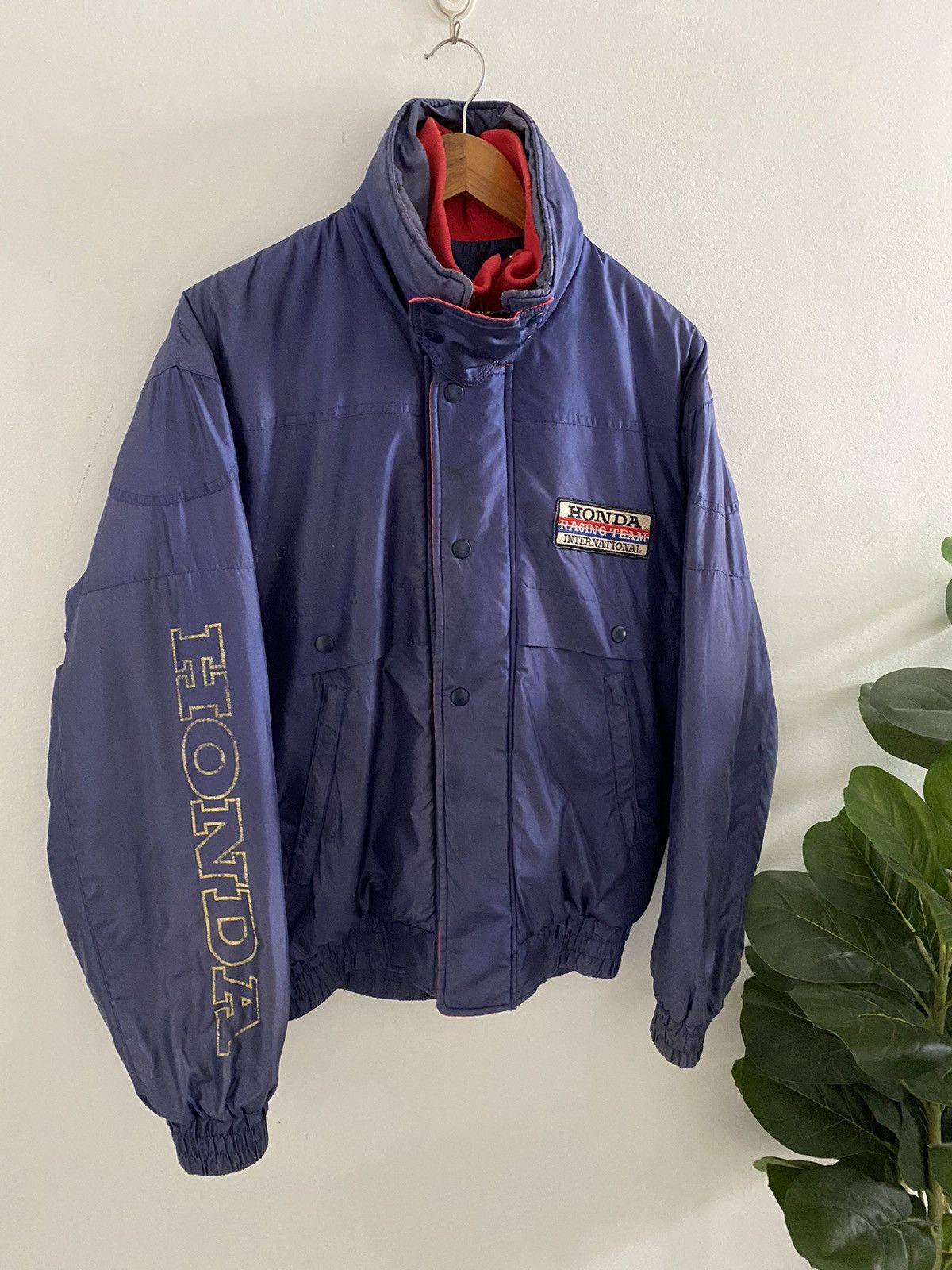 Honda × Vintage Vintage HONDA RACING TEAM international bomber Jacket Size US M / EU 48-50 / 2 - 1 Thumbnail