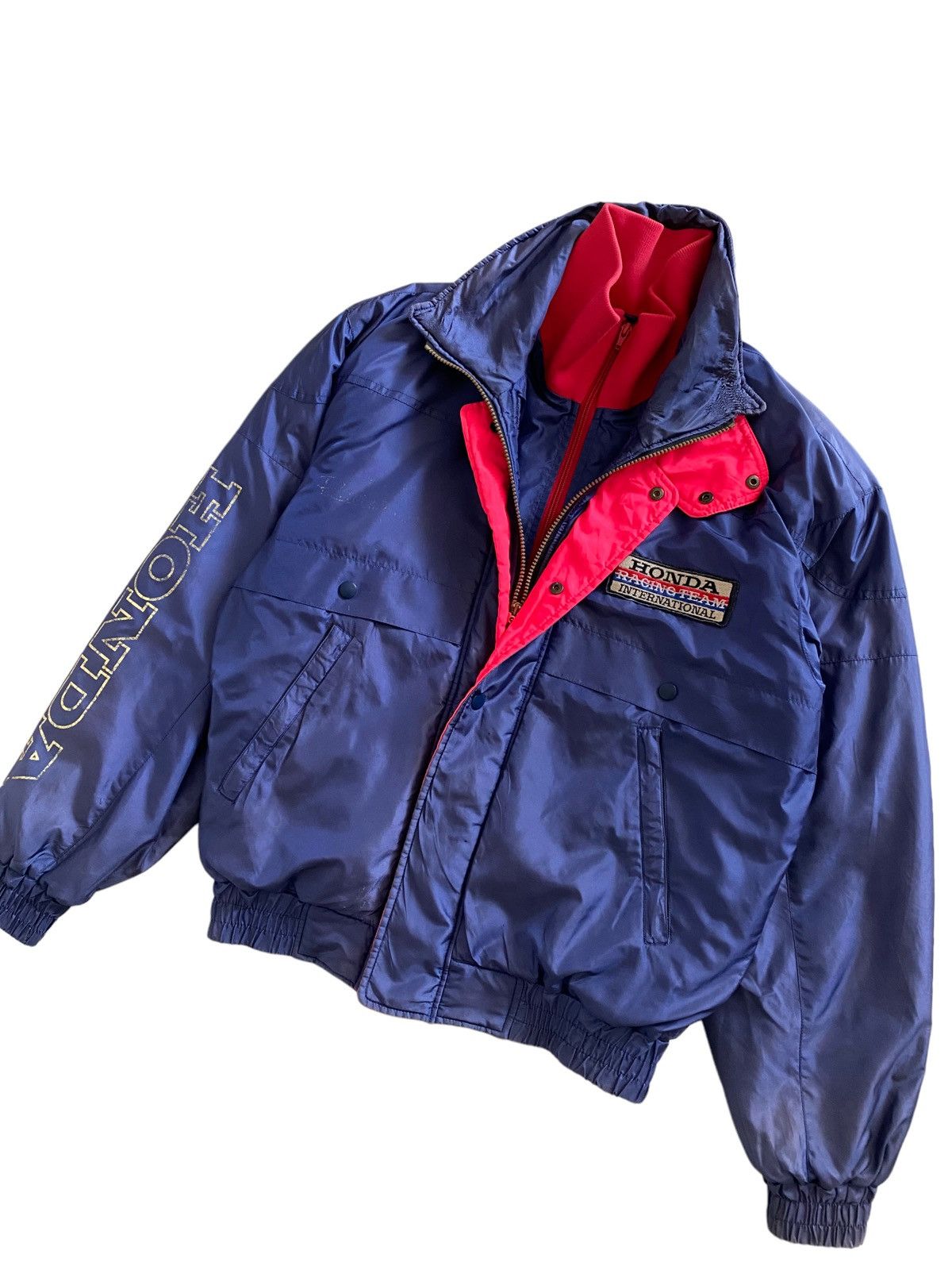 Honda × Vintage Vintage HONDA RACING TEAM international bomber Jacket Size US M / EU 48-50 / 2 - 5 Thumbnail