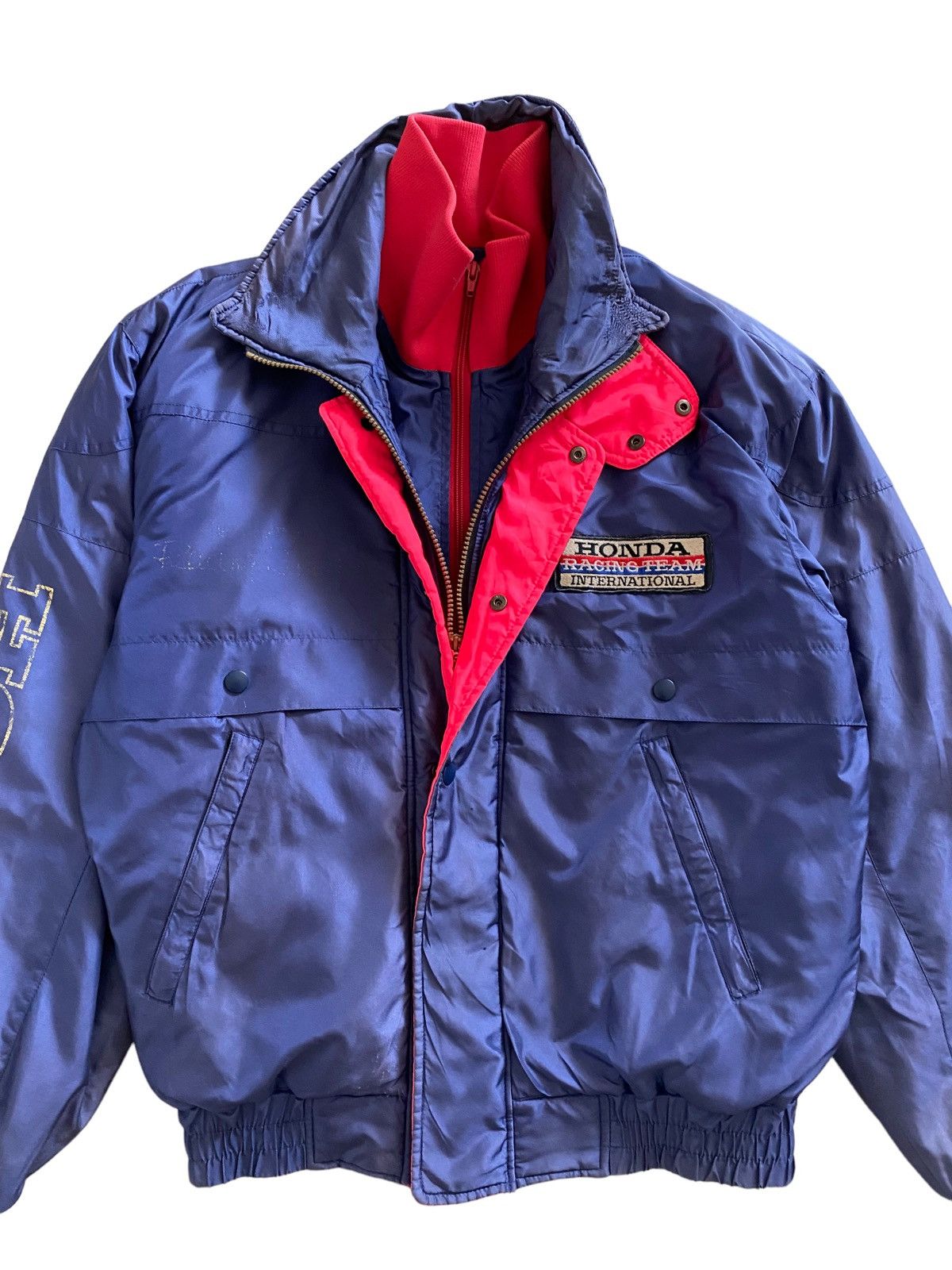 Honda × Vintage Vintage HONDA RACING TEAM international bomber Jacket Size US M / EU 48-50 / 2 - 6 Thumbnail