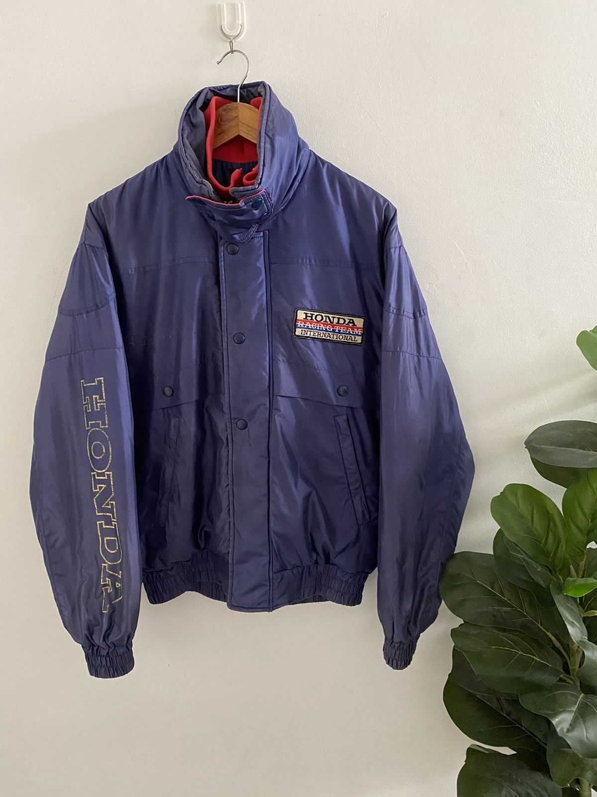 Honda × Vintage Vintage HONDA RACING TEAM international bomber Jacket Size US M / EU 48-50 / 2 - 2 Thumbnail