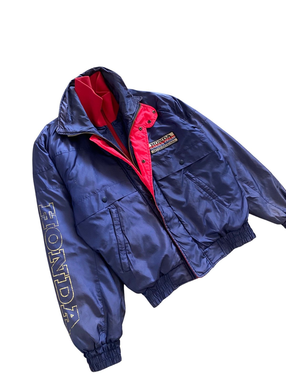 Honda × Vintage Vintage HONDA RACING TEAM international bomber Jacket Size US M / EU 48-50 / 2 - 4 Thumbnail