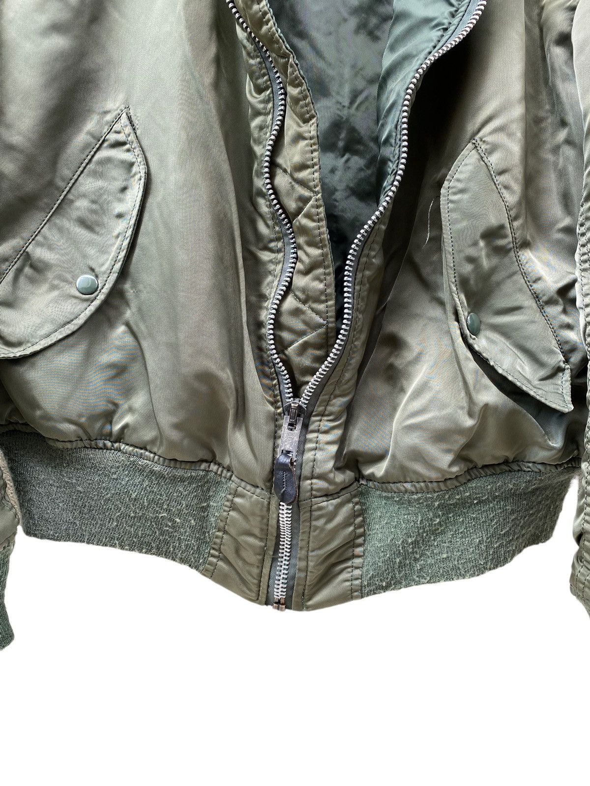 Alpha Industries × Vintage Vintage U.S.A Alpha Military Bomber Jacket nice designer Size US L / EU 52-54 / 3 - 6 Thumbnail