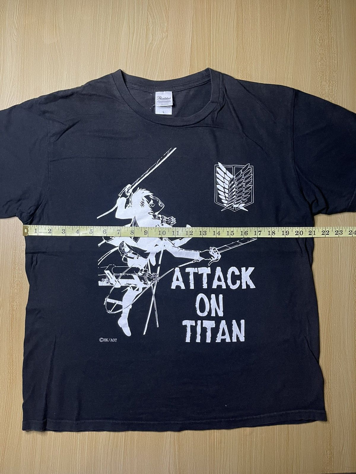 Anime × Japanese Brand × Vintage Vintage ATTACK ON TITAN Colossus Titan Japanese Tshirt Size US L / EU 52-54 / 3 - 3 Thumbnail