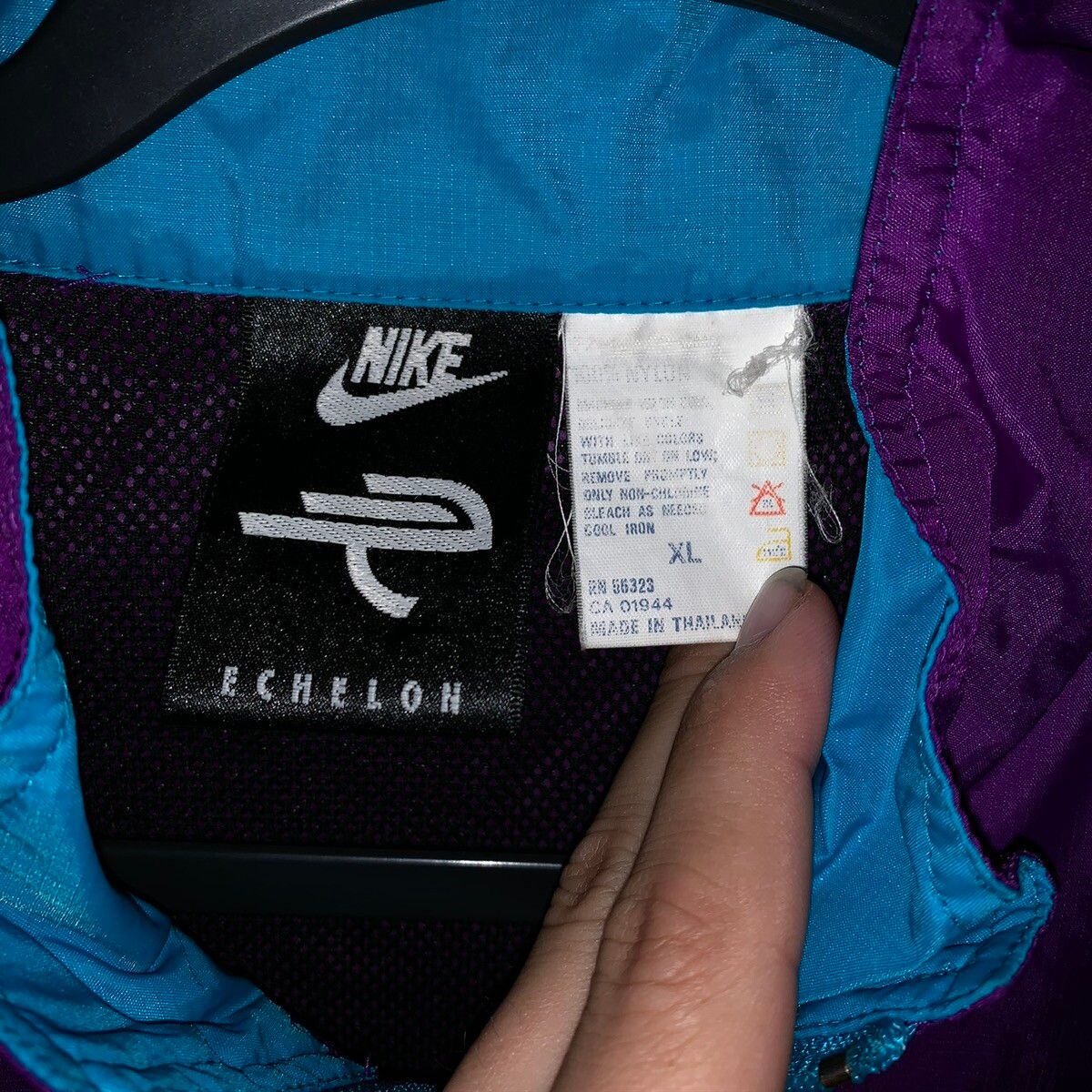 Nike Vintage Nike echelon zip up windbreaker purple light coat Size US XL / EU 56 / 4 - 6 Preview