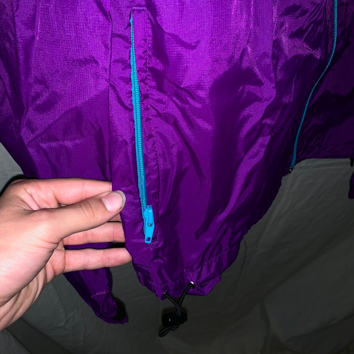 Nike Vintage Nike echelon zip up windbreaker purple light coat Size US XL / EU 56 / 4 - 3 Thumbnail