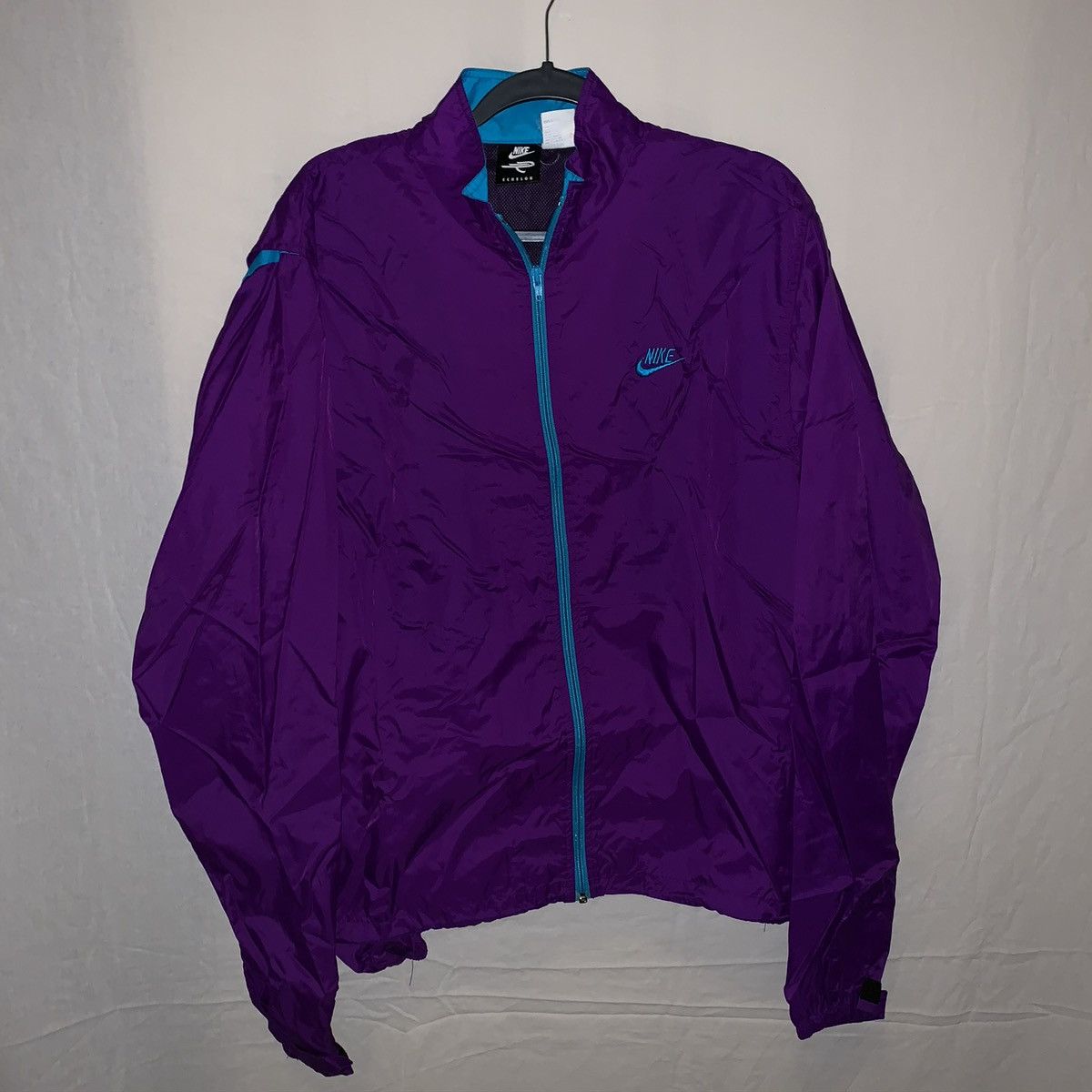 Nike Vintage Nike echelon zip up windbreaker purple light coat Size US XL / EU 56 / 4 - 1 Preview