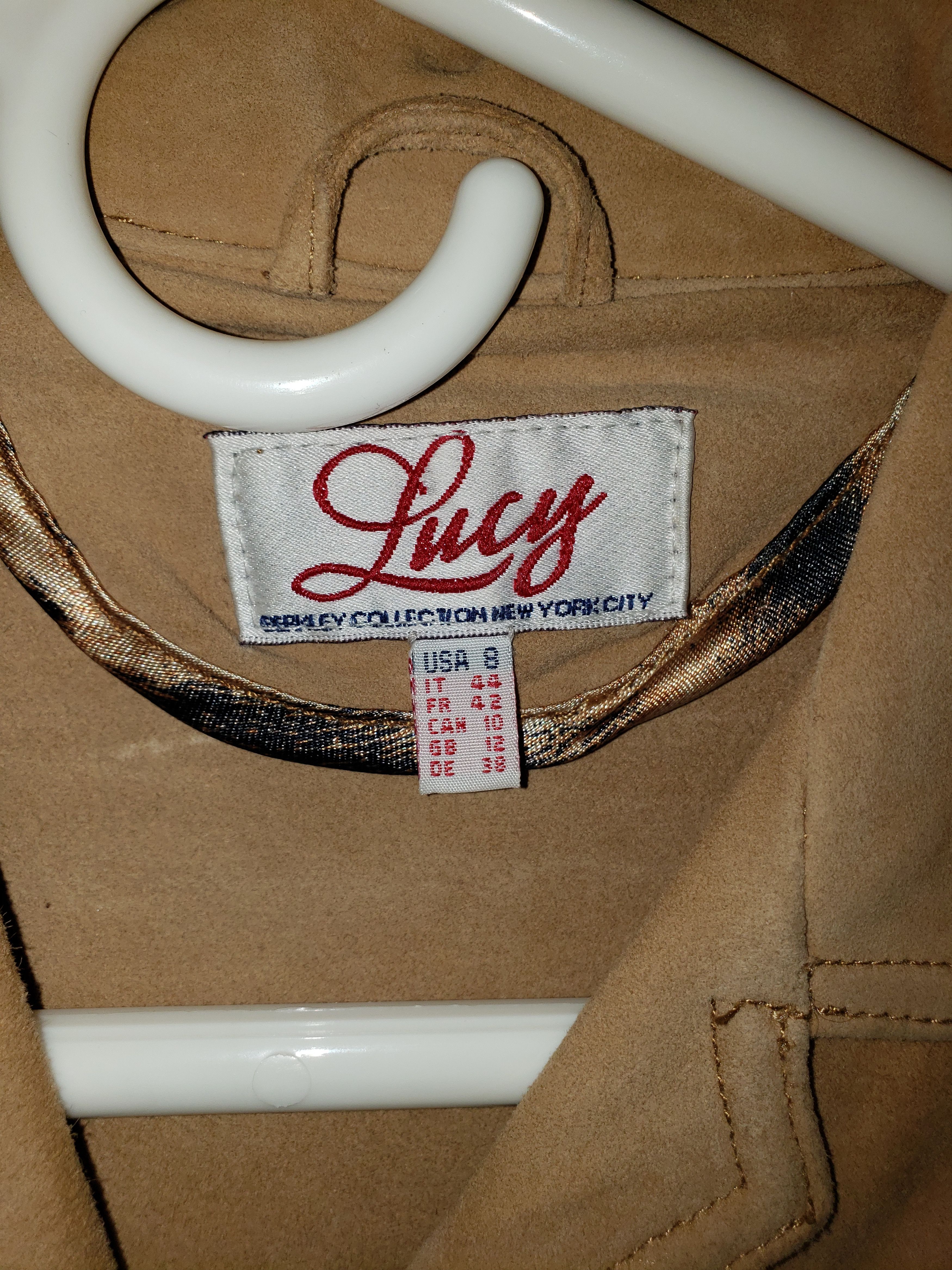 Vintage Lucy Fringe Cowboy/Cowgirl Suede Jacket Size M / US 6-8 / IT 42-44 - 17 Thumbnail