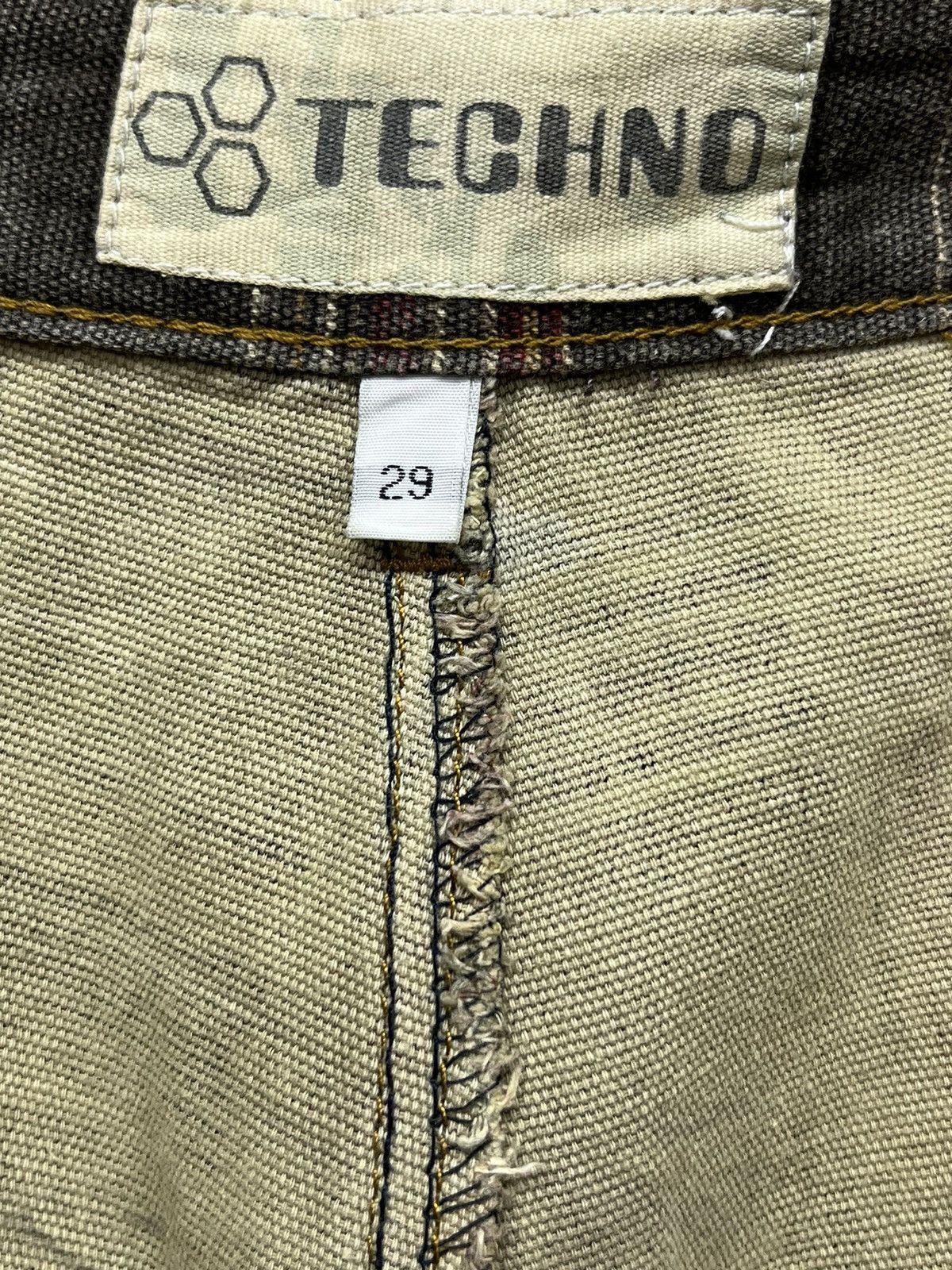 Samurai Jeans STEALS💥Vtg TECHNO JAPAN Punk Acid Wash Denim Samurai Print Size US 30 / EU 46 - 19 Thumbnail