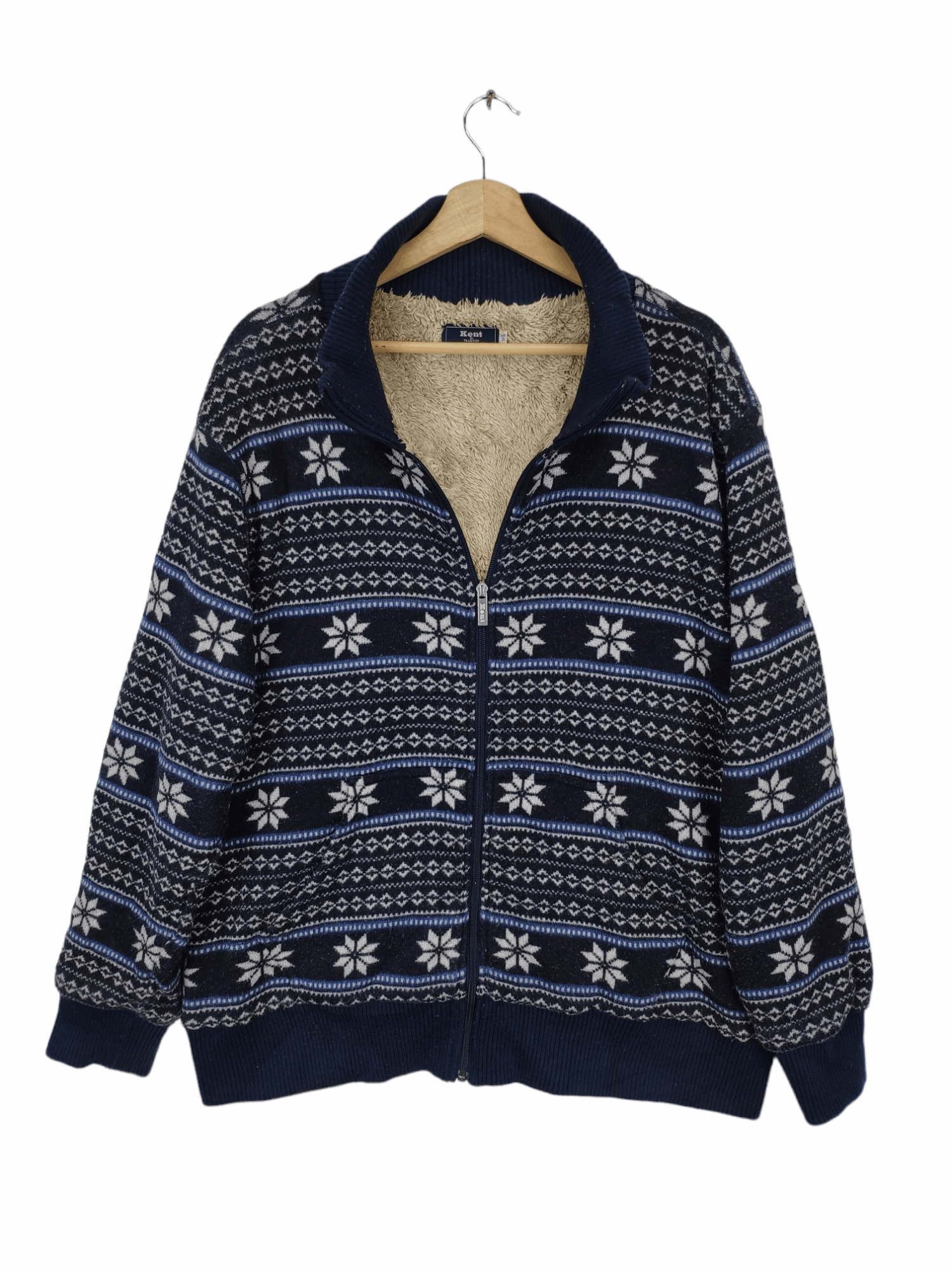 Japanese Brand × Native × Vintage Vintage Jacket Lining Sherpa Native Style Size US M / EU 48-50 / 2 - 1 Thumbnail