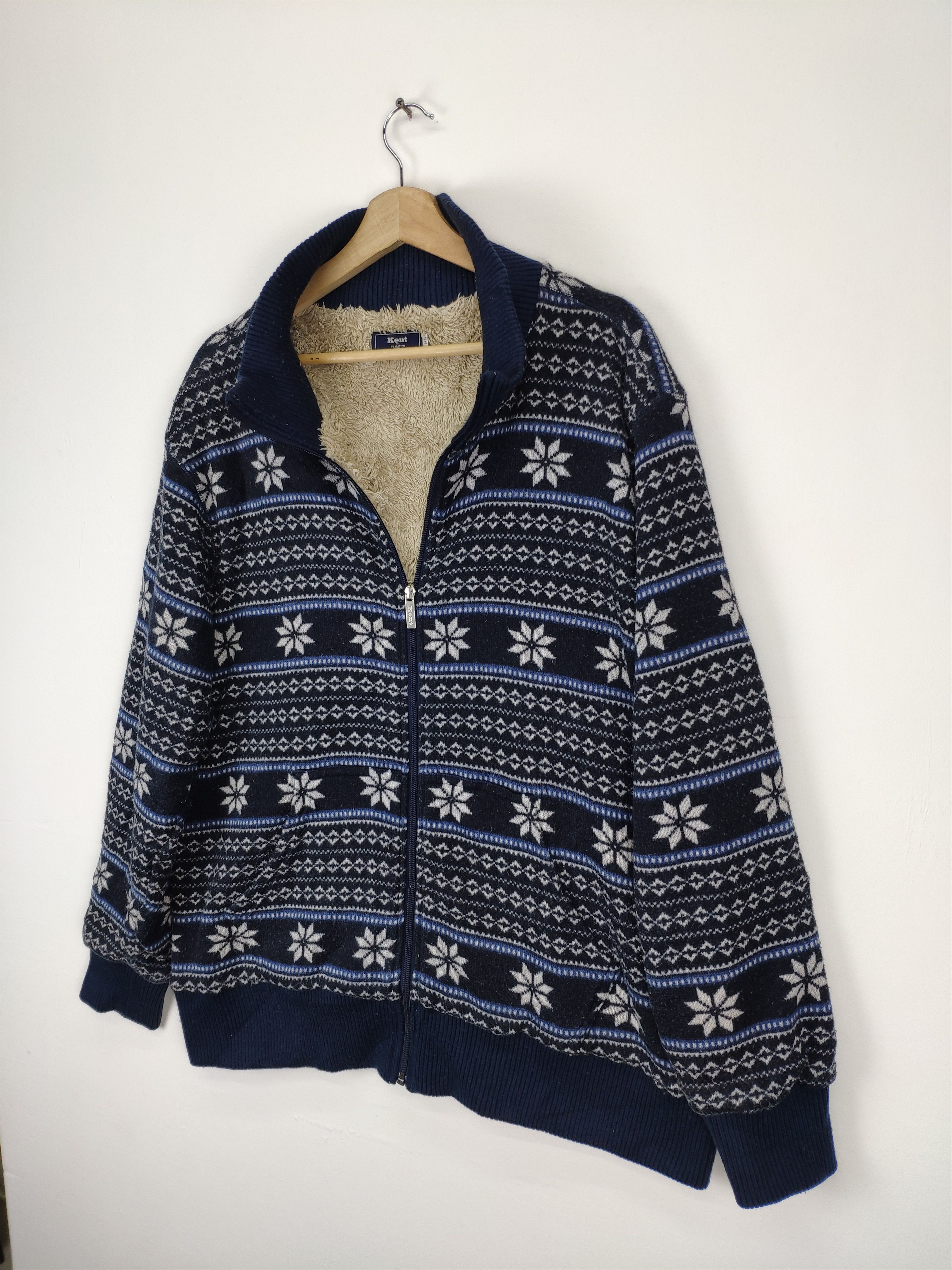 Japanese Brand × Native × Vintage Vintage Jacket Lining Sherpa Native Style Size US M / EU 48-50 / 2 - 2 Thumbnail