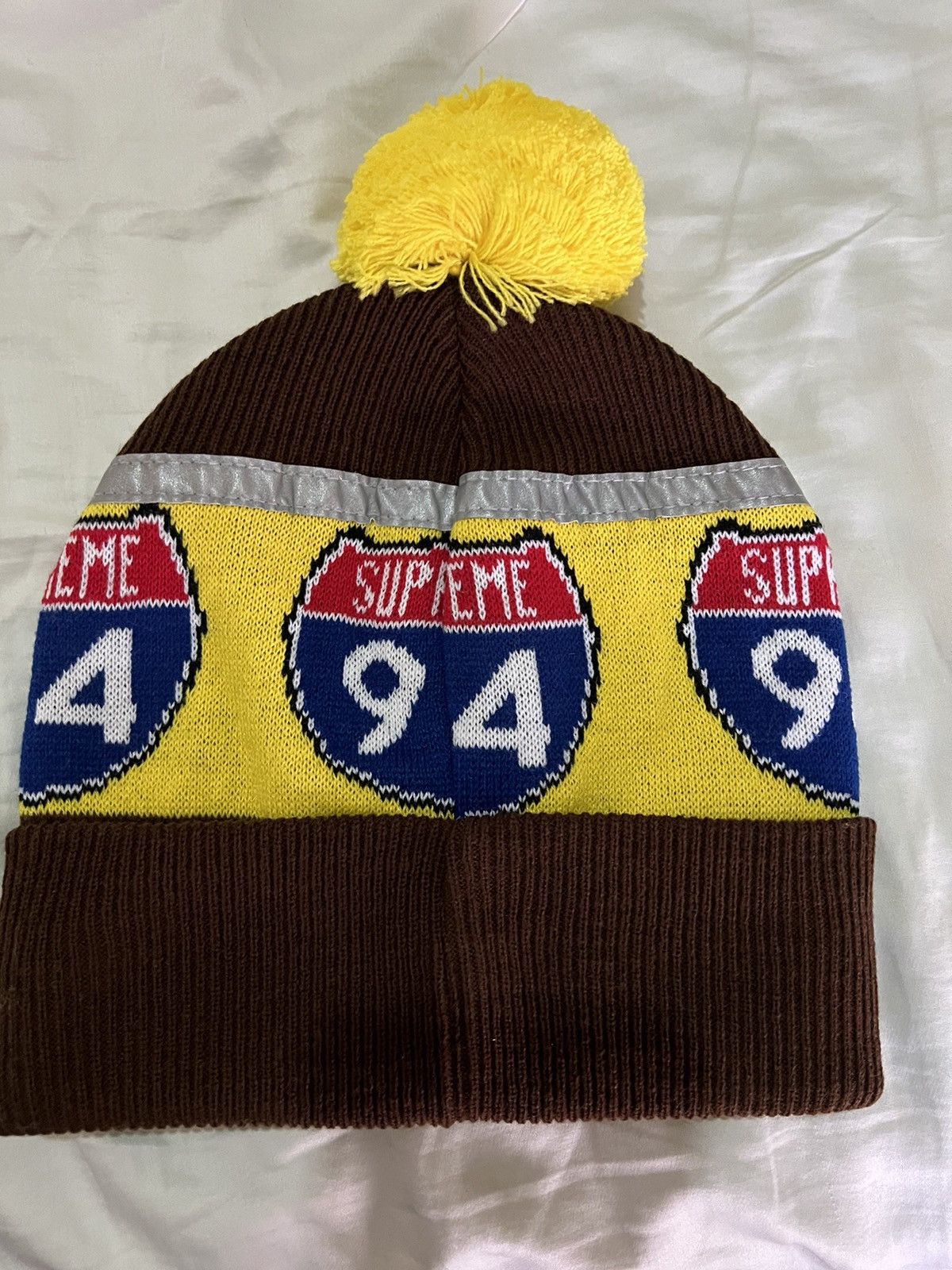 supreme Interstage Reflective Beanie3598 Supreme Interstate