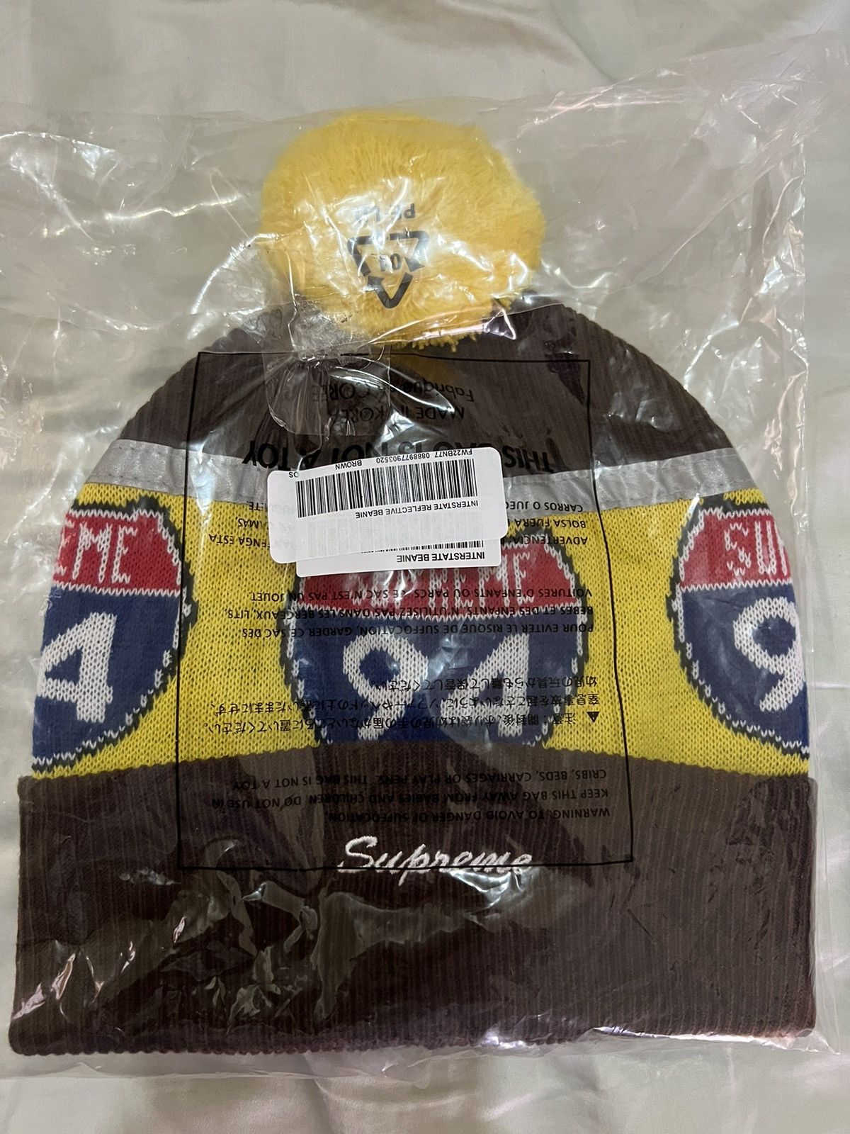 Supreme Supreme Interstate reflective beanie Size ONE SIZE - 3 Thumbnail