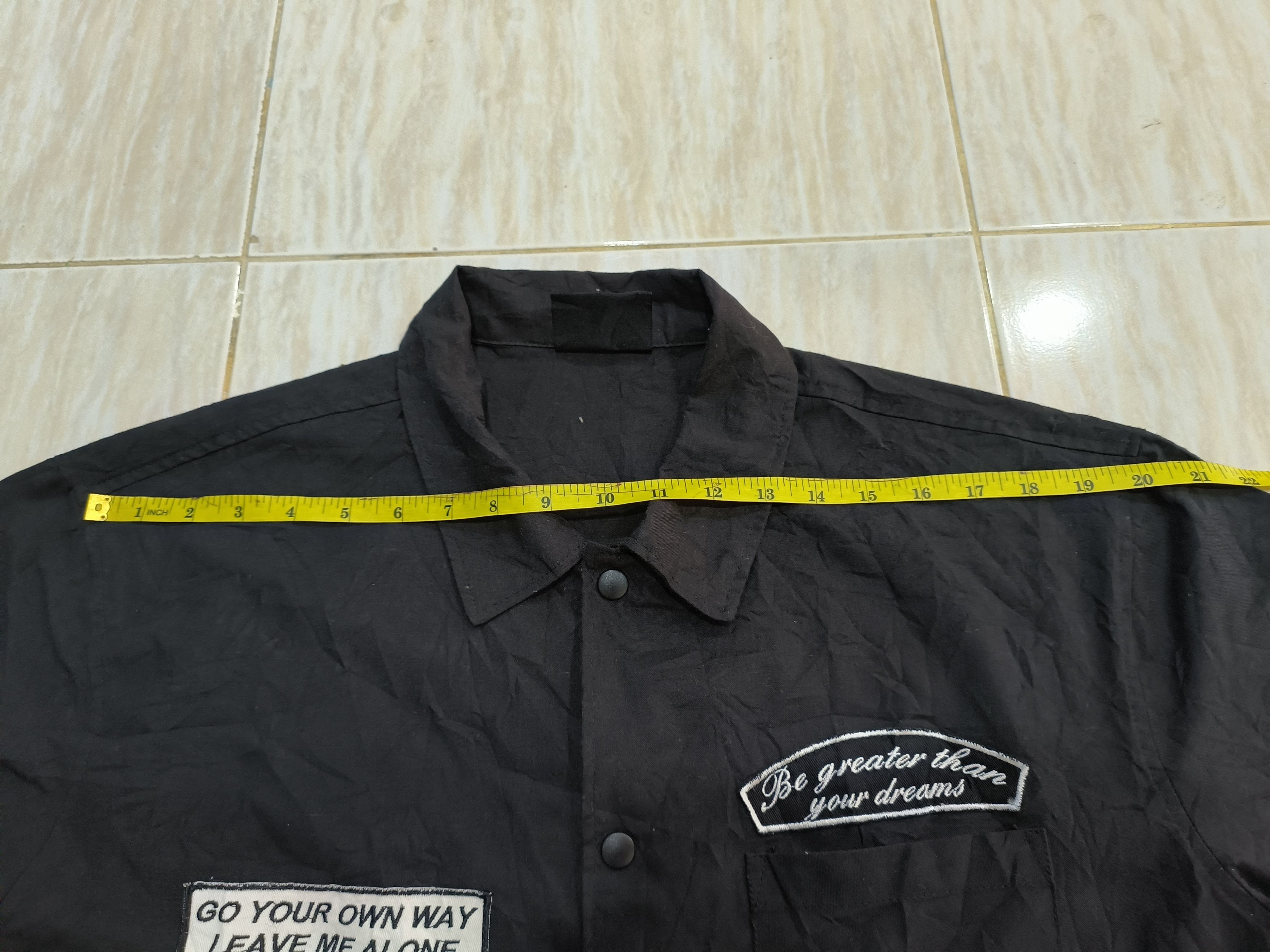 Japanese Brand Custom Punk button up Thrashed tee Size US L / EU 52-54 / 3 - 6 Thumbnail
