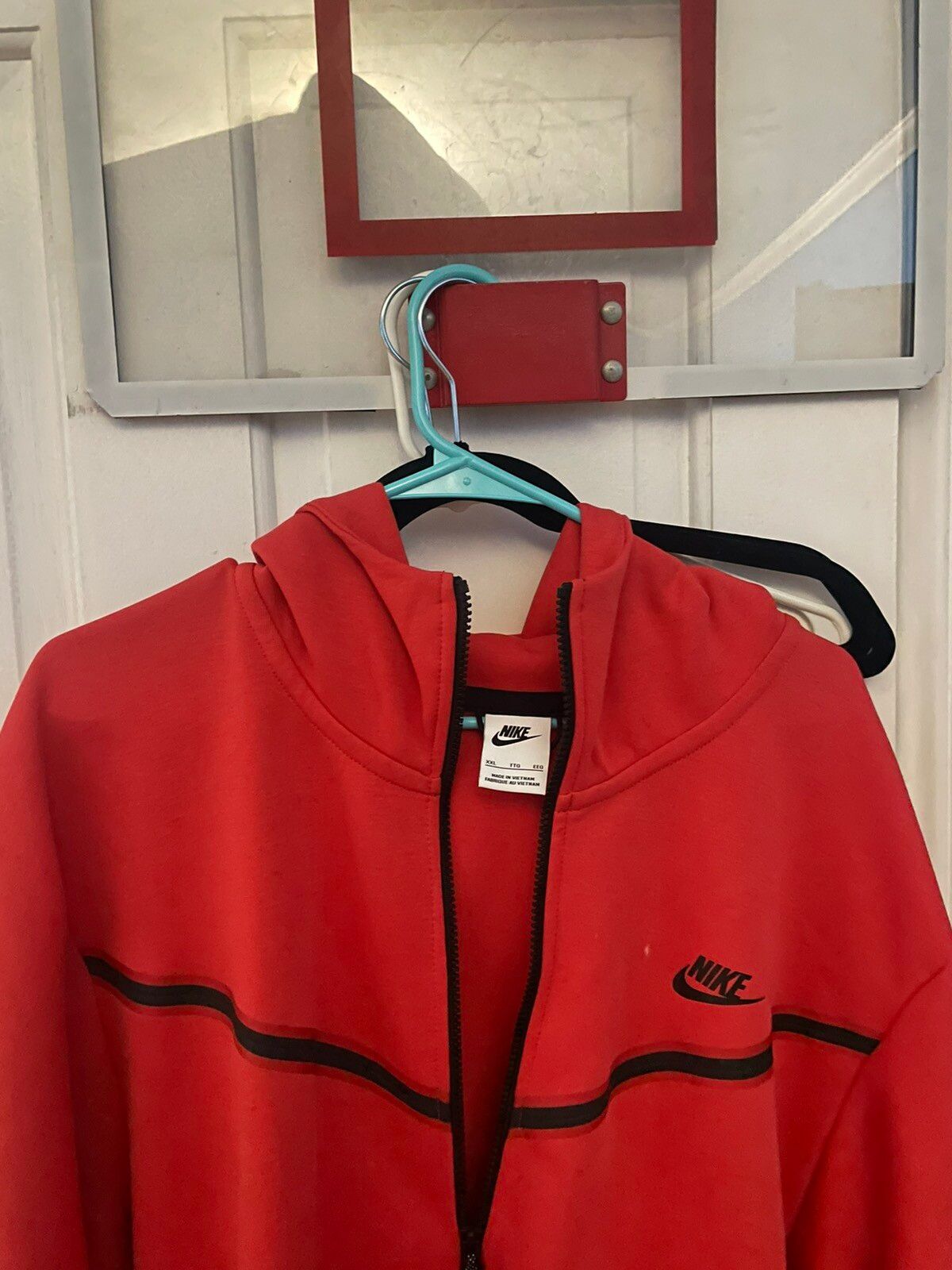 Nike Red Nike Tech Fleece Hoodie Zip up sweatshirt Size XXL Size US XXL / EU 58 / 5 - 1 Preview