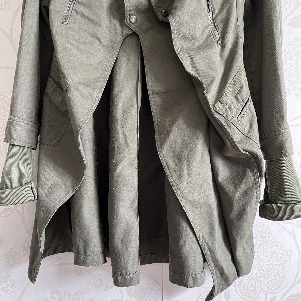 If Six Was Nine × Le Grande Bleu (L.G.B.) Seditionaries Bondage Under Cover Asymmetrical Army Parka Size US S / EU 44-46 / 1 - 4 Thumbnail
