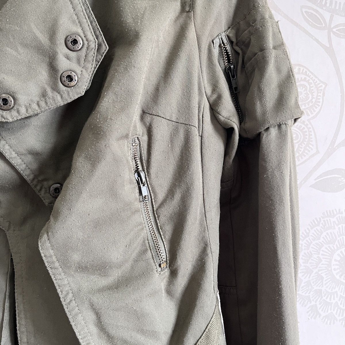If Six Was Nine × Le Grande Bleu (L.G.B.) Seditionaries Bondage Under Cover Asymmetrical Army Parka Size US S / EU 44-46 / 1 - 7 Thumbnail