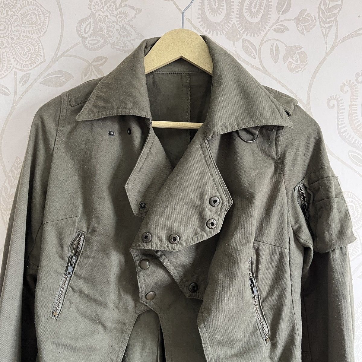 If Six Was Nine × Le Grande Bleu (L.G.B.) Seditionaries Bondage Under Cover Asymmetrical Army Parka Size US S / EU 44-46 / 1 - 16 Thumbnail