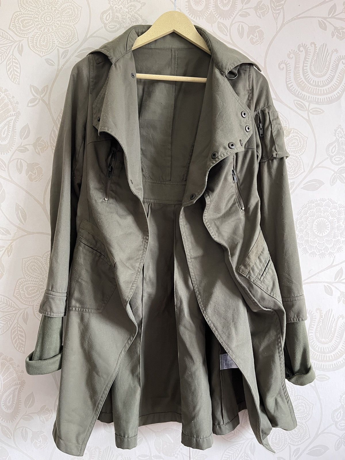 If Six Was Nine × Le Grande Bleu (L.G.B.) Seditionaries Bondage Under Cover Asymmetrical Army Parka Size US S / EU 44-46 / 1 - 18 Thumbnail