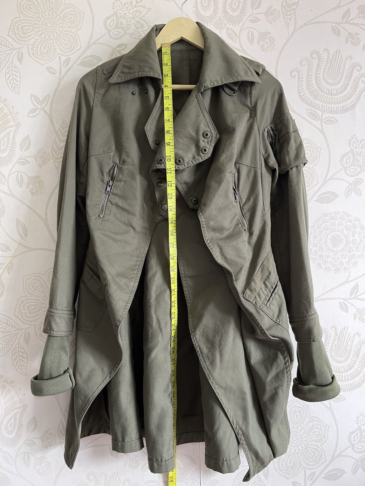 If Six Was Nine × Le Grande Bleu (L.G.B.) Seditionaries Bondage Under Cover Asymmetrical Army Parka Size US S / EU 44-46 / 1 - 2 Thumbnail