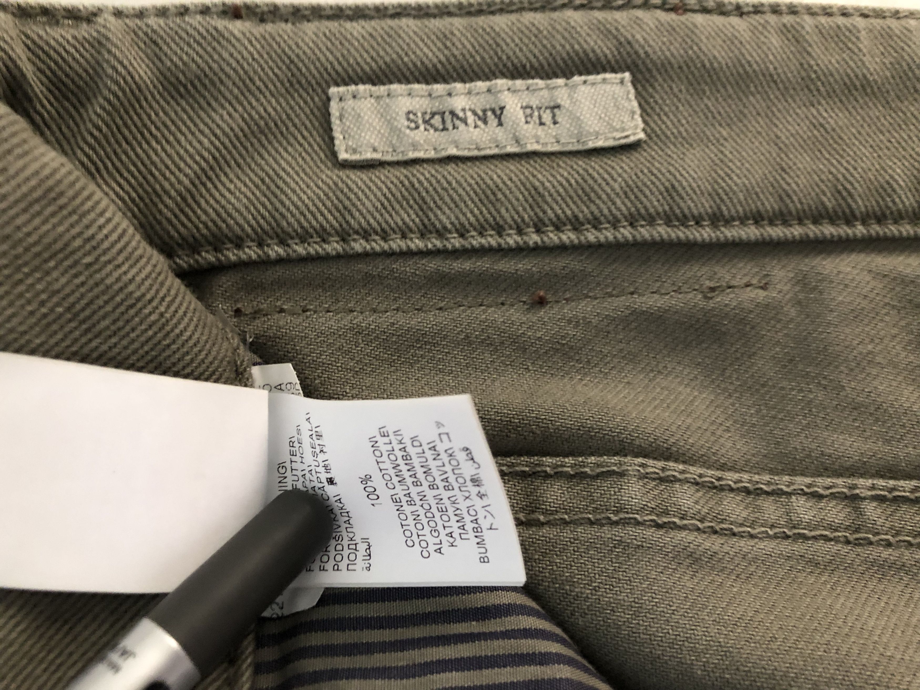 Brunello Cucinelli Olive Green Dyed Skinny Jean Size US 30 / EU 46 - 9 Thumbnail