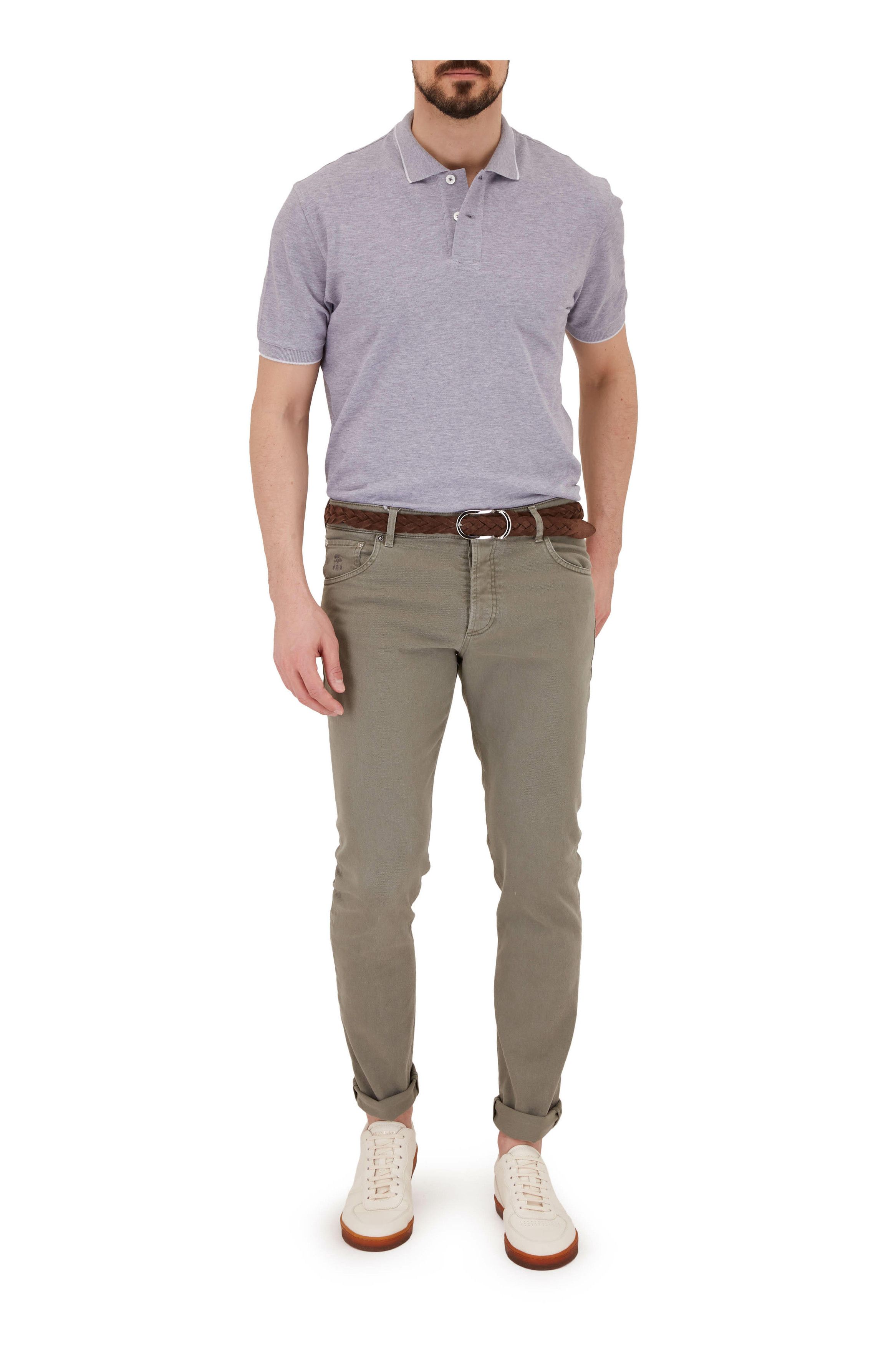 Brunello Cucinelli Olive Green Dyed Skinny Jean Size US 30 / EU 46 - 1 Thumbnail