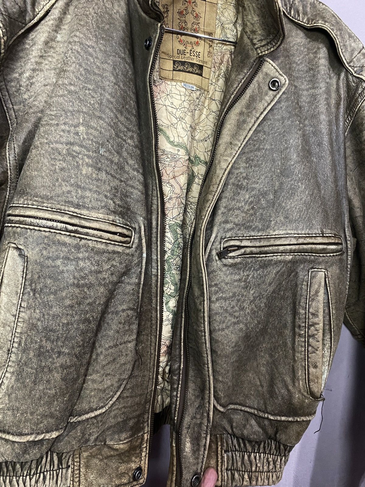 Vintage 💥OFFER NOW💥Vintage Due -Esse Fully Leather Jacket Sheepskin Size US M / EU 48-50 / 2 - 17 Thumbnail