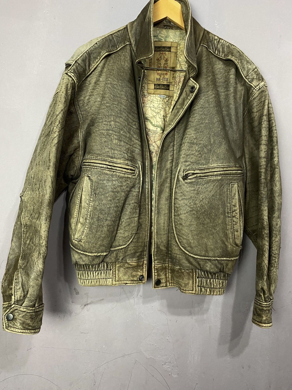 Vintage 💥OFFER NOW💥Vintage Due -Esse Fully Leather Jacket Sheepskin Size US M / EU 48-50 / 2 - 13 Thumbnail