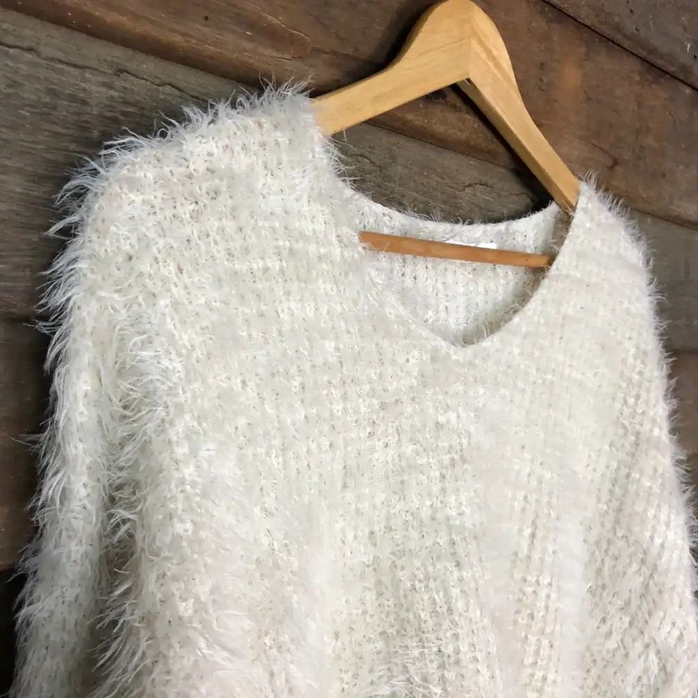 Homespun Knitwear × Japanese Brand Archives Brown Shag Shaggy Fur Mohair Knitwear #693 Size M / US 6-8 / IT 42-44 - 5 Thumbnail