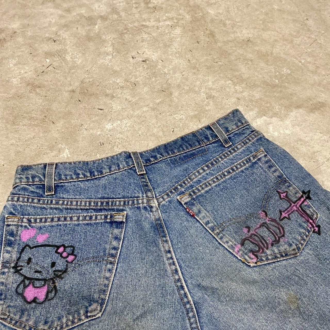 Levi's Hello kitty levis overall, Grailed