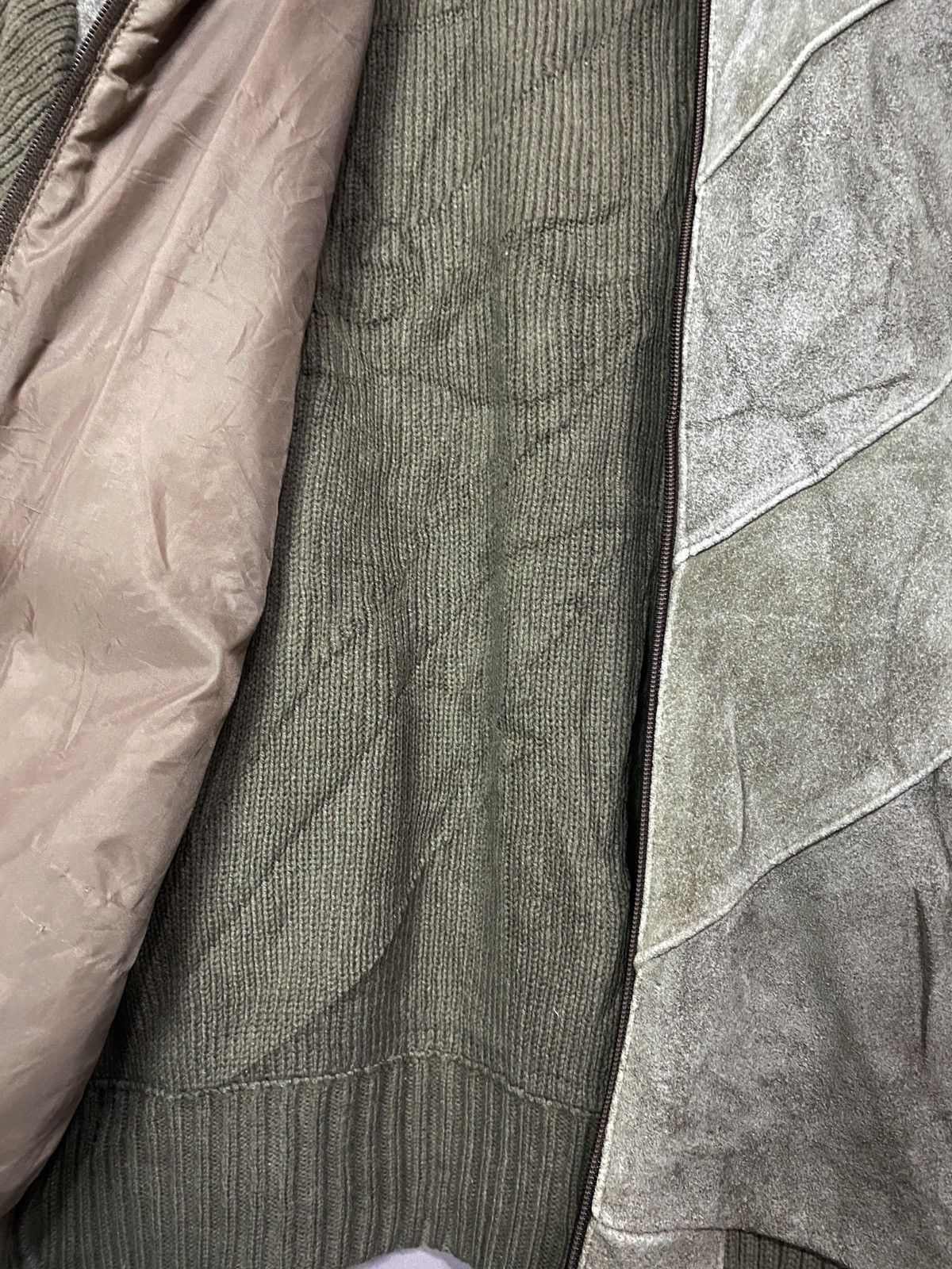 Vintage 💥BINDING NOW💥Vintage Stylewise Half Leather Jacket wool Size US M / EU 48-50 / 2 - 20 Thumbnail