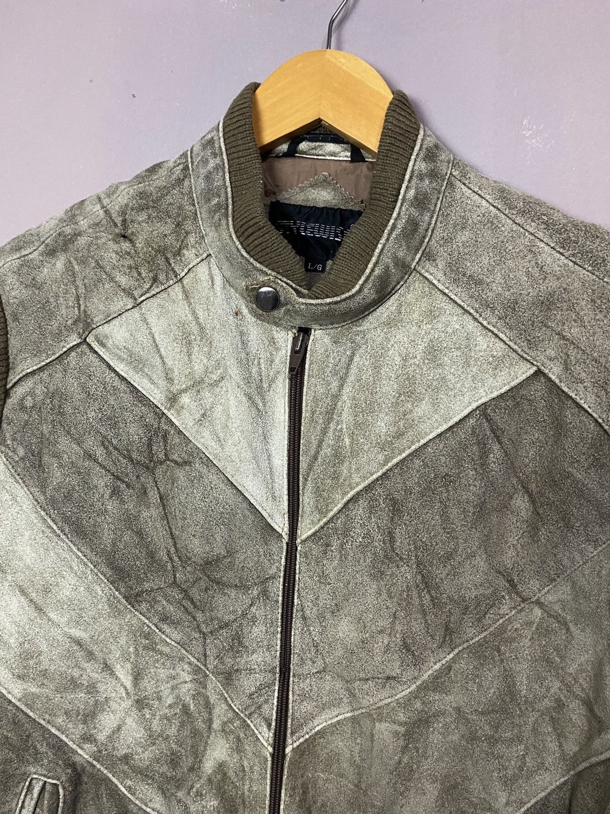 Vintage 💥BINDING NOW💥Vintage Stylewise Half Leather Jacket wool Size US M / EU 48-50 / 2 - 2 Thumbnail