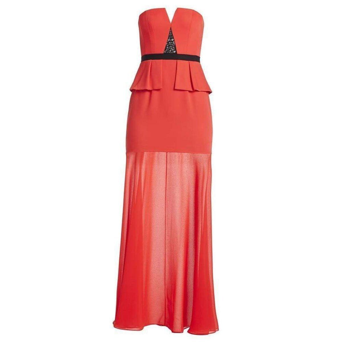 パーティードレス Caitlyn Strapless Embellished-Bodice Gown Bcbgmaxazria Caitlyn Strapless Embellished Bodice Dress
