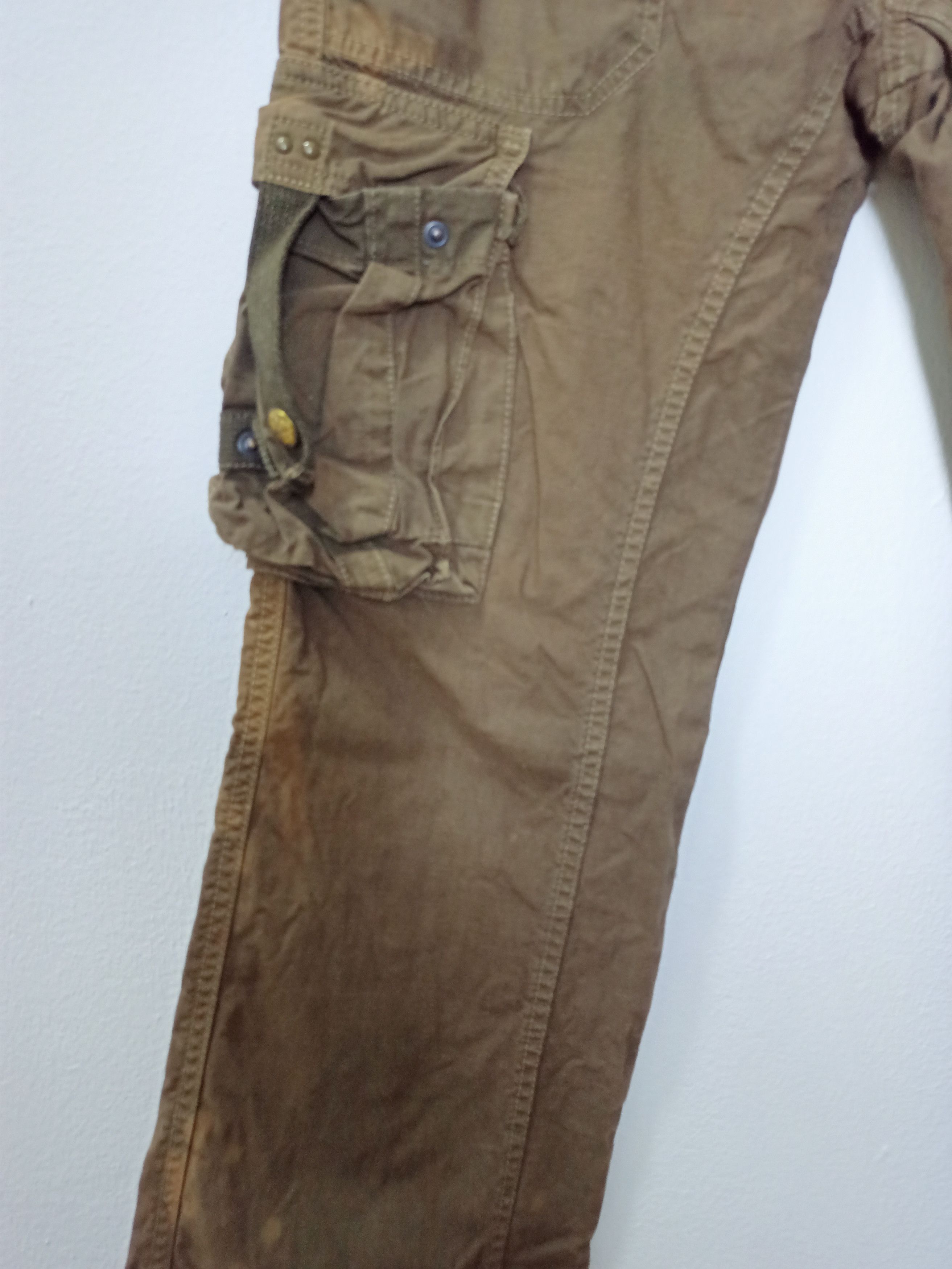 Surplus Research SURPLUS Tactical Leg Distressed Cargo Pants Size US 30 / EU 46 - 8 Thumbnail